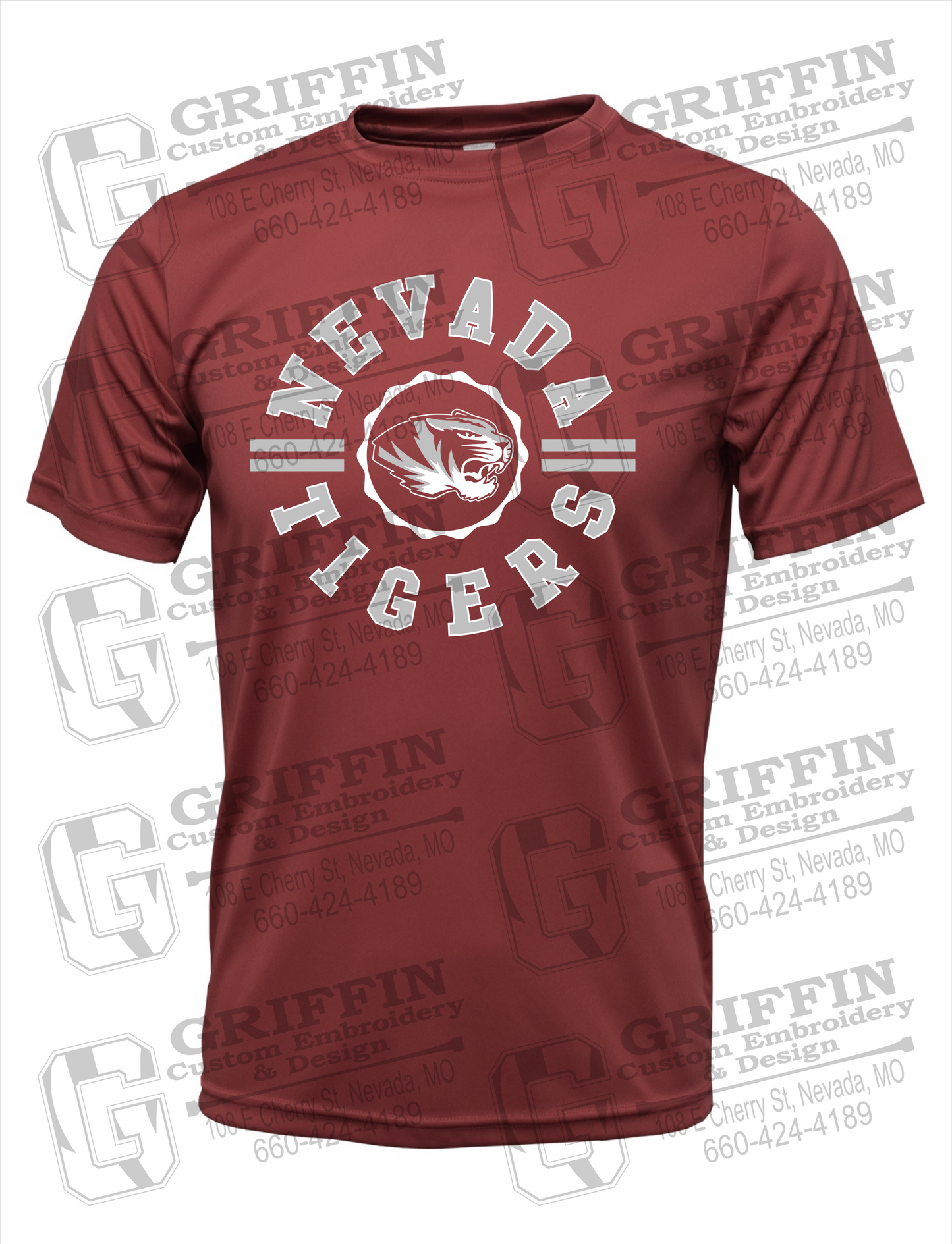 Dry-Fit Short Sleeve T-Shirt - Nevada Tigers 22-Z