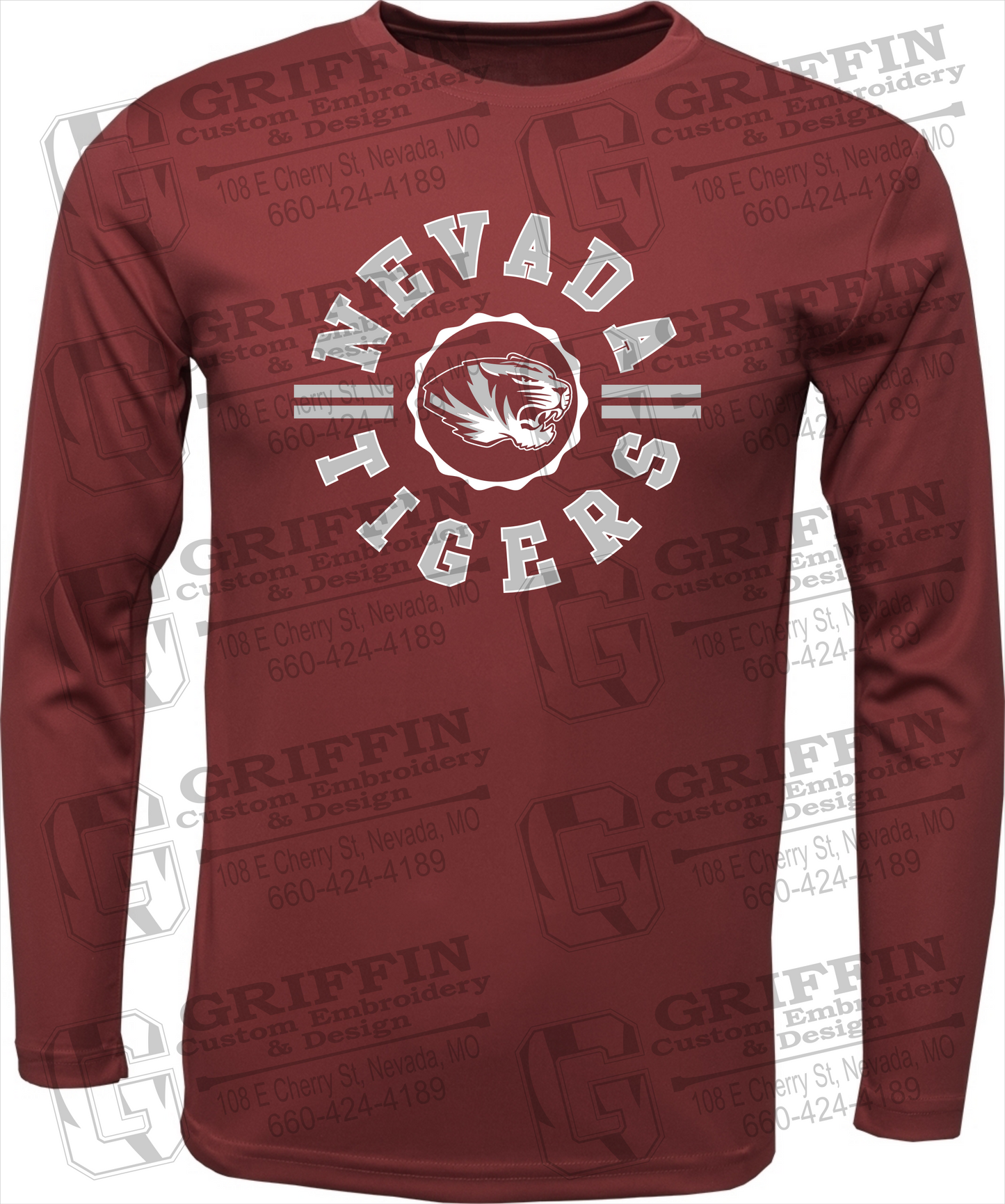Dry-Fit Long Sleeve T-Shirt - Nevada Tigers 22-Z