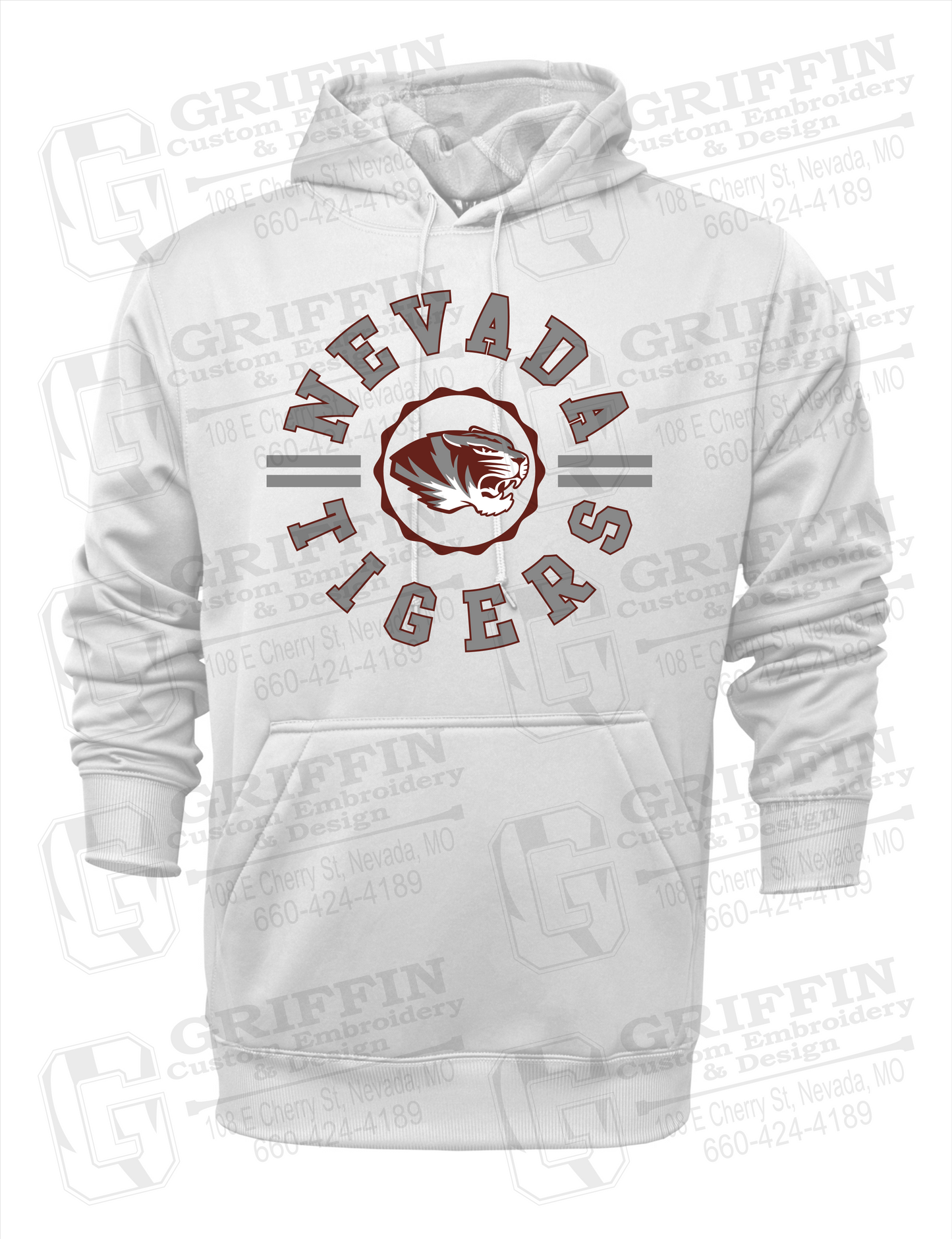 Performance Fleece Hoodie - Nevada Tigers 22-Z