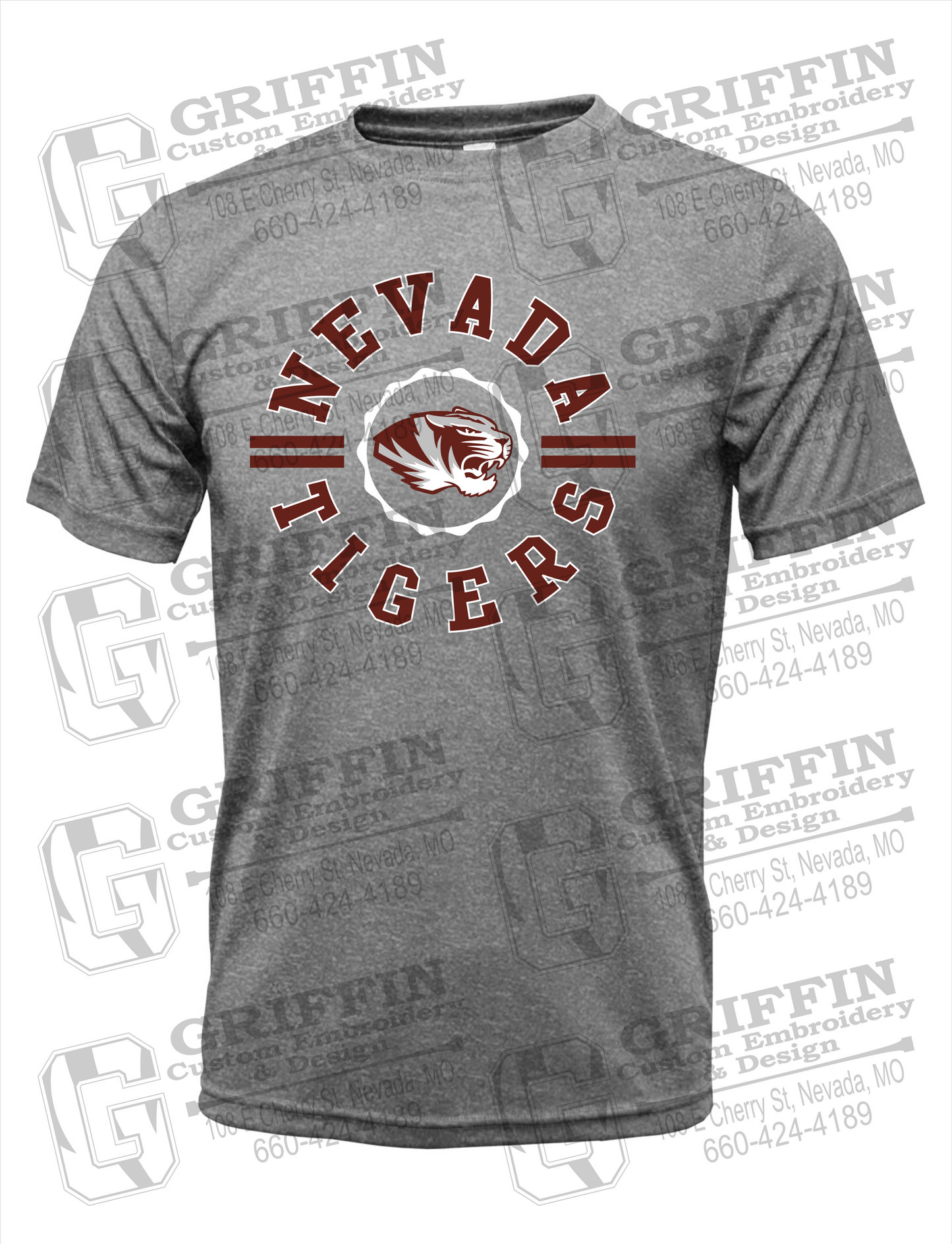 Dry-Fit Short Sleeve T-Shirt - Nevada Tigers 22-Z