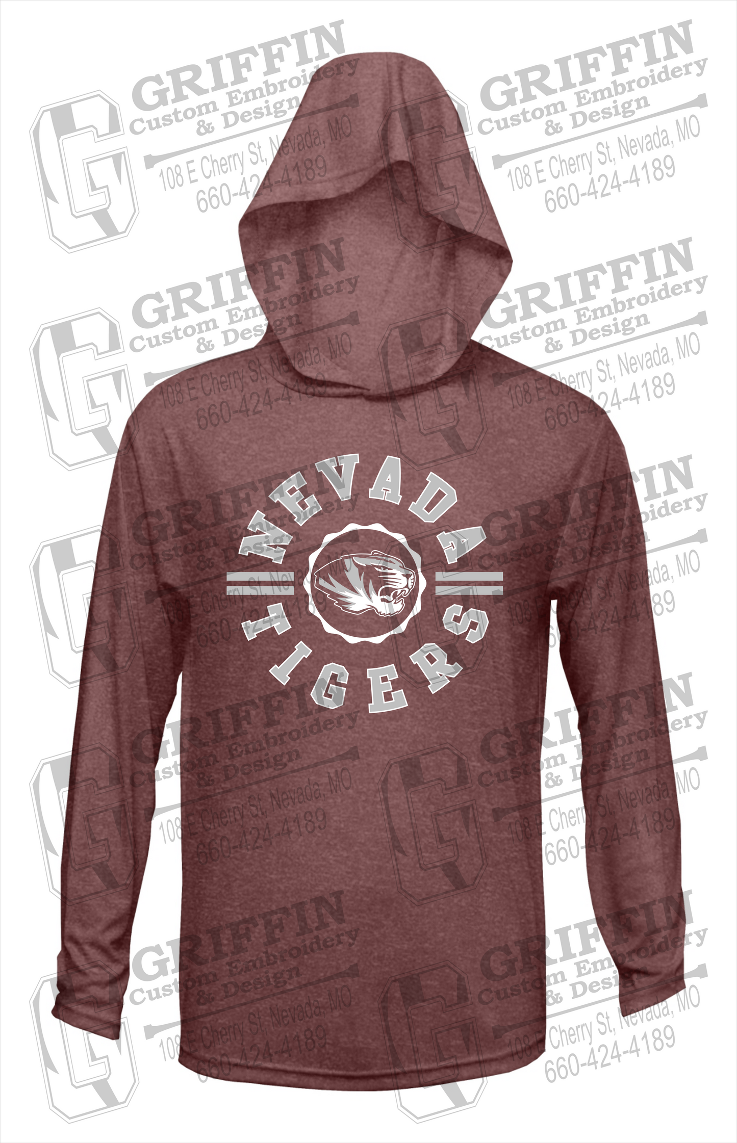 Dry-Fit T-Shirt Hoodie - Nevada Tigers 22-Z