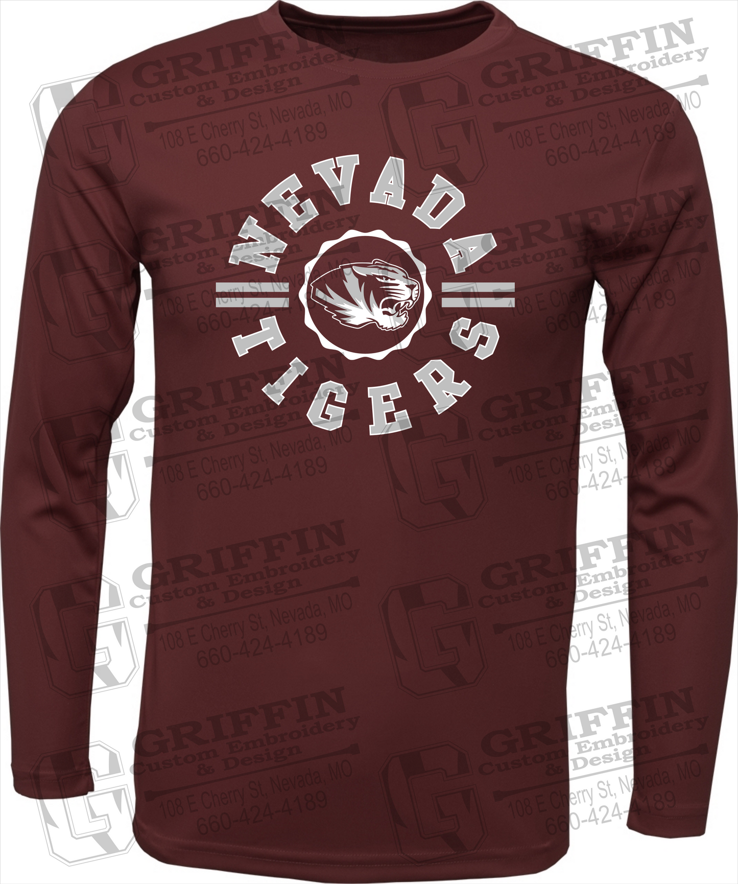 Dry-Fit Long Sleeve T-Shirt - Nevada Tigers 22-Z