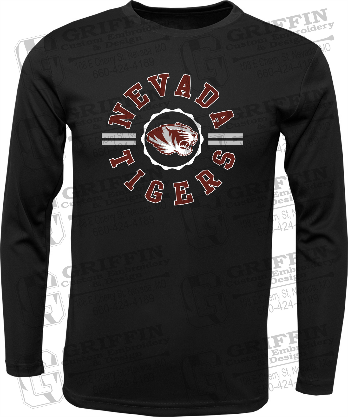 Dry-Fit Long Sleeve T-Shirt - Nevada Tigers 22-Z