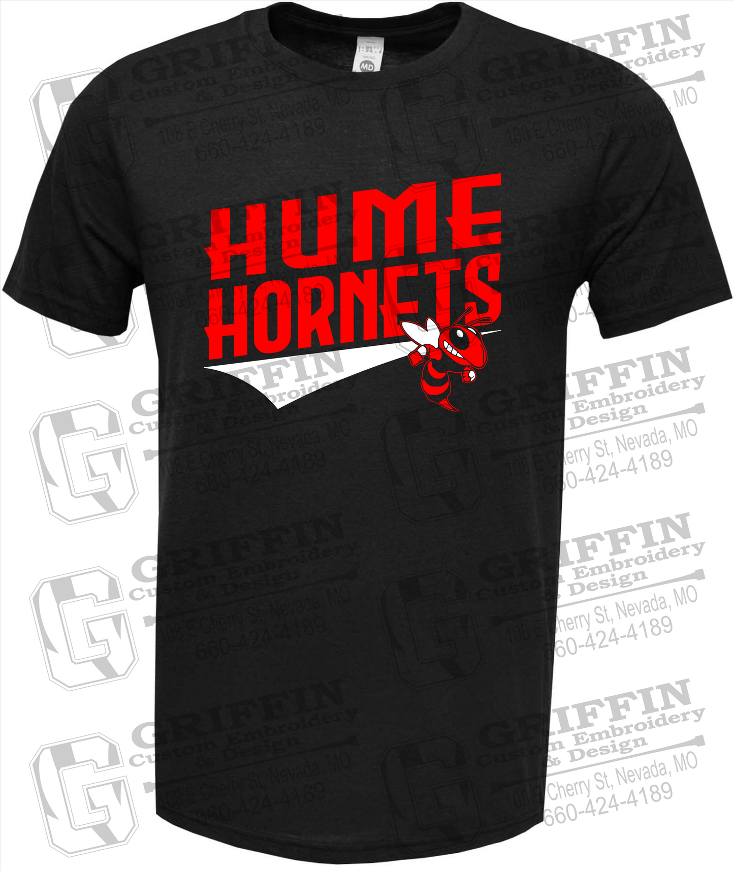 Soft-Tek Short Sleeve T-Shirt - Hume Hornets 23-A