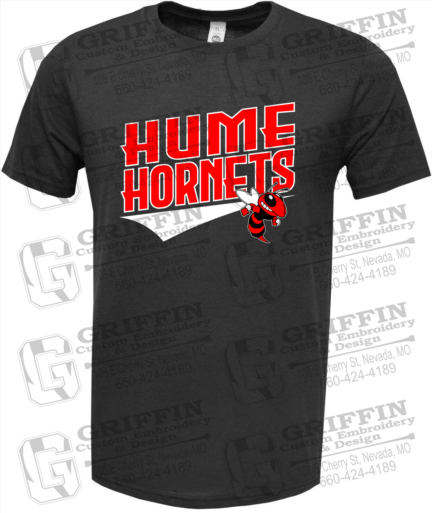 Soft-Tek Short Sleeve T-Shirt - Hume Hornets 23-A