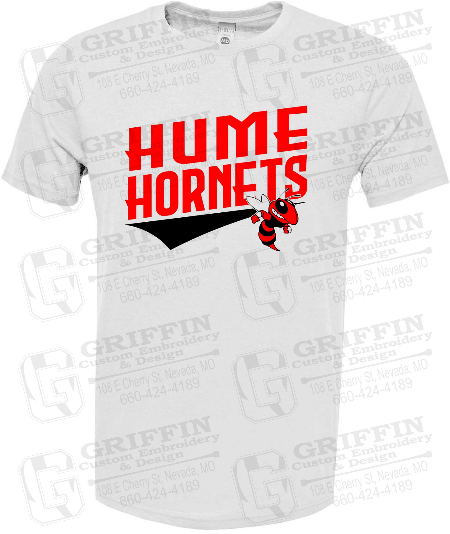 Soft-Tek Short Sleeve T-Shirt - Hume Hornets 23-A
