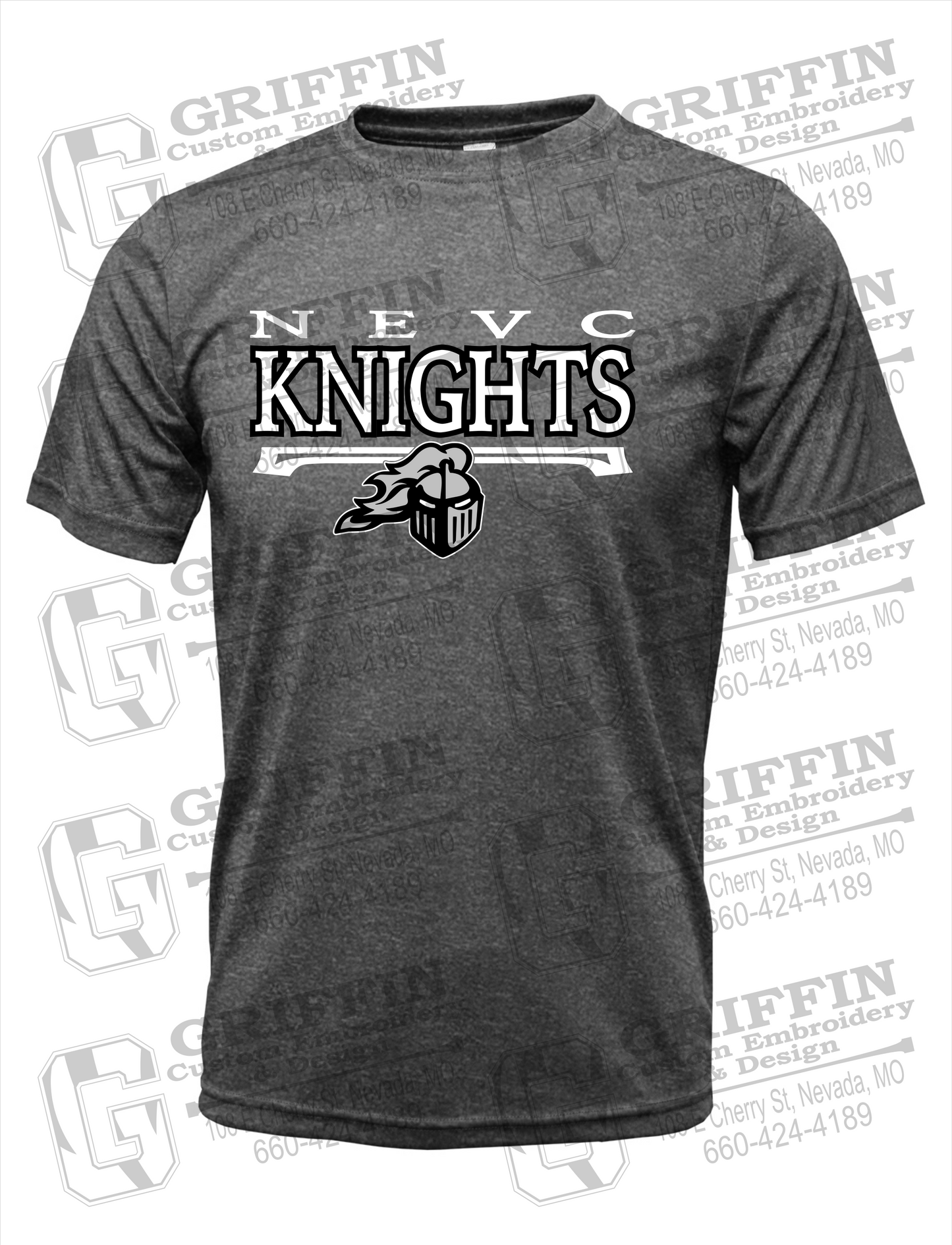 Dry-Fit Short Sleeve T-Shirt - NEVC Knights 23-A