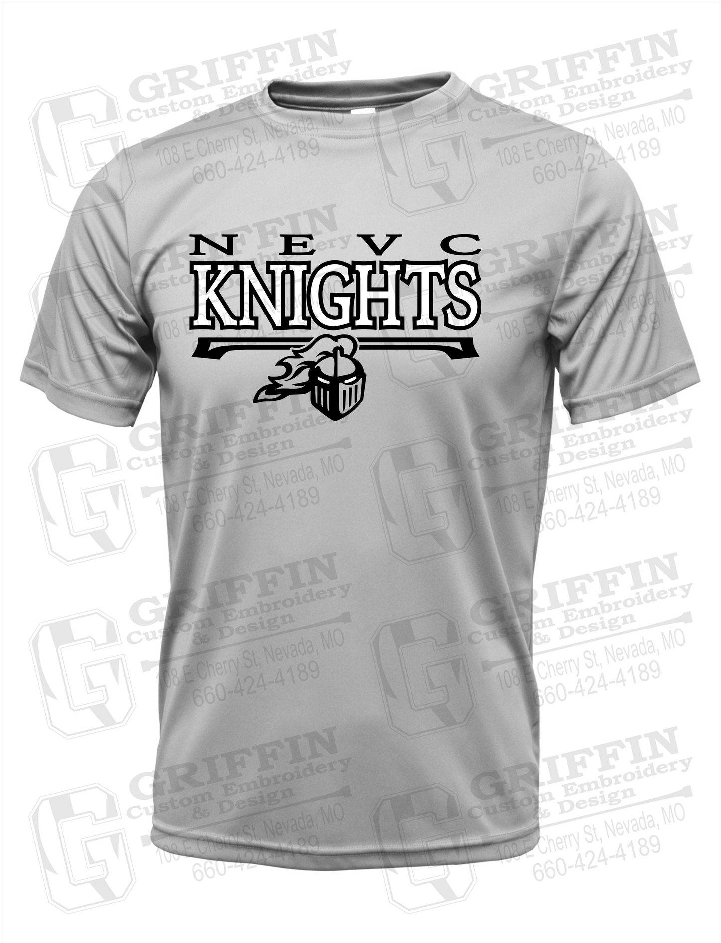 Dry-Fit Short Sleeve T-Shirt - NEVC Knights 23-A