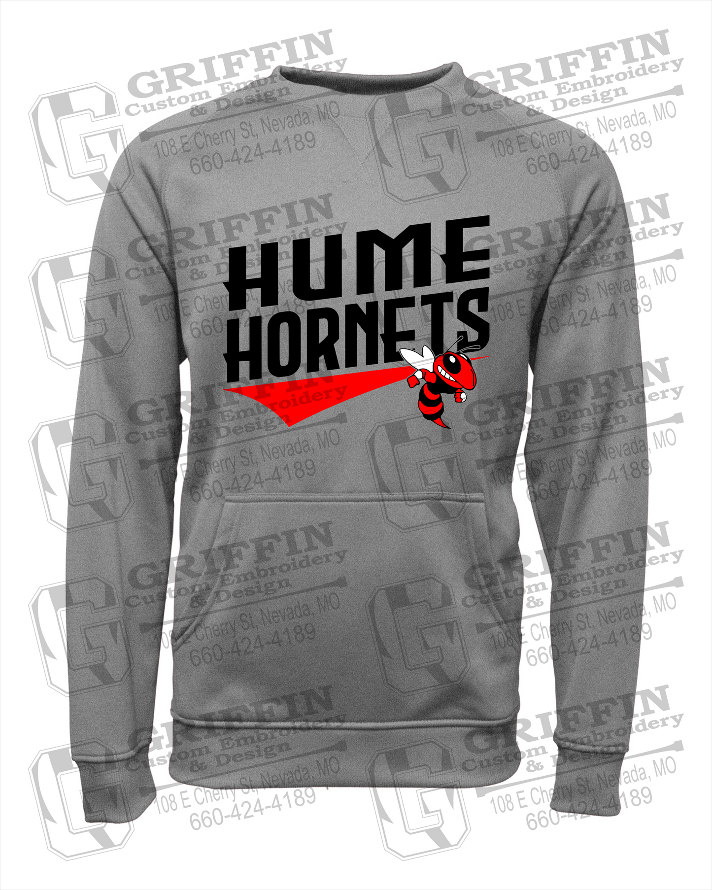 Performance Fleece Sweatshirt - Hume Hornets 23-A