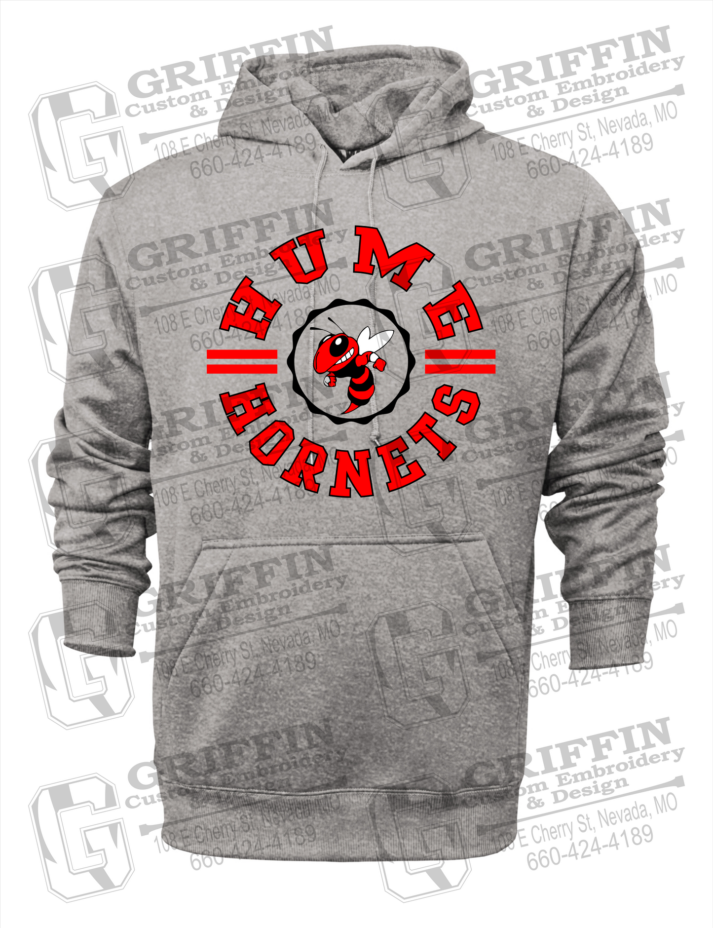 Performance Fleece Hoodie - Hume Hornets 23-B