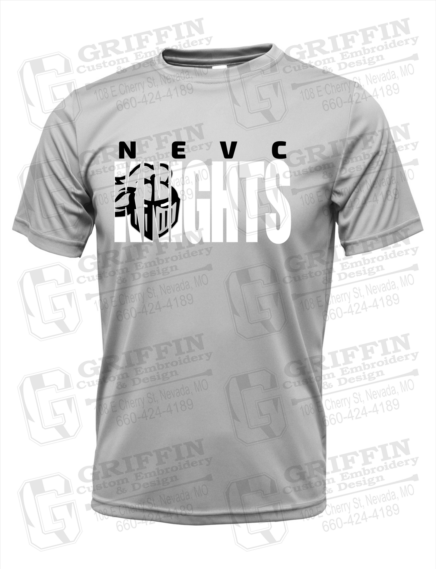 Dry-Fit Short Sleeve T-Shirt - NEVC Knights 23-B