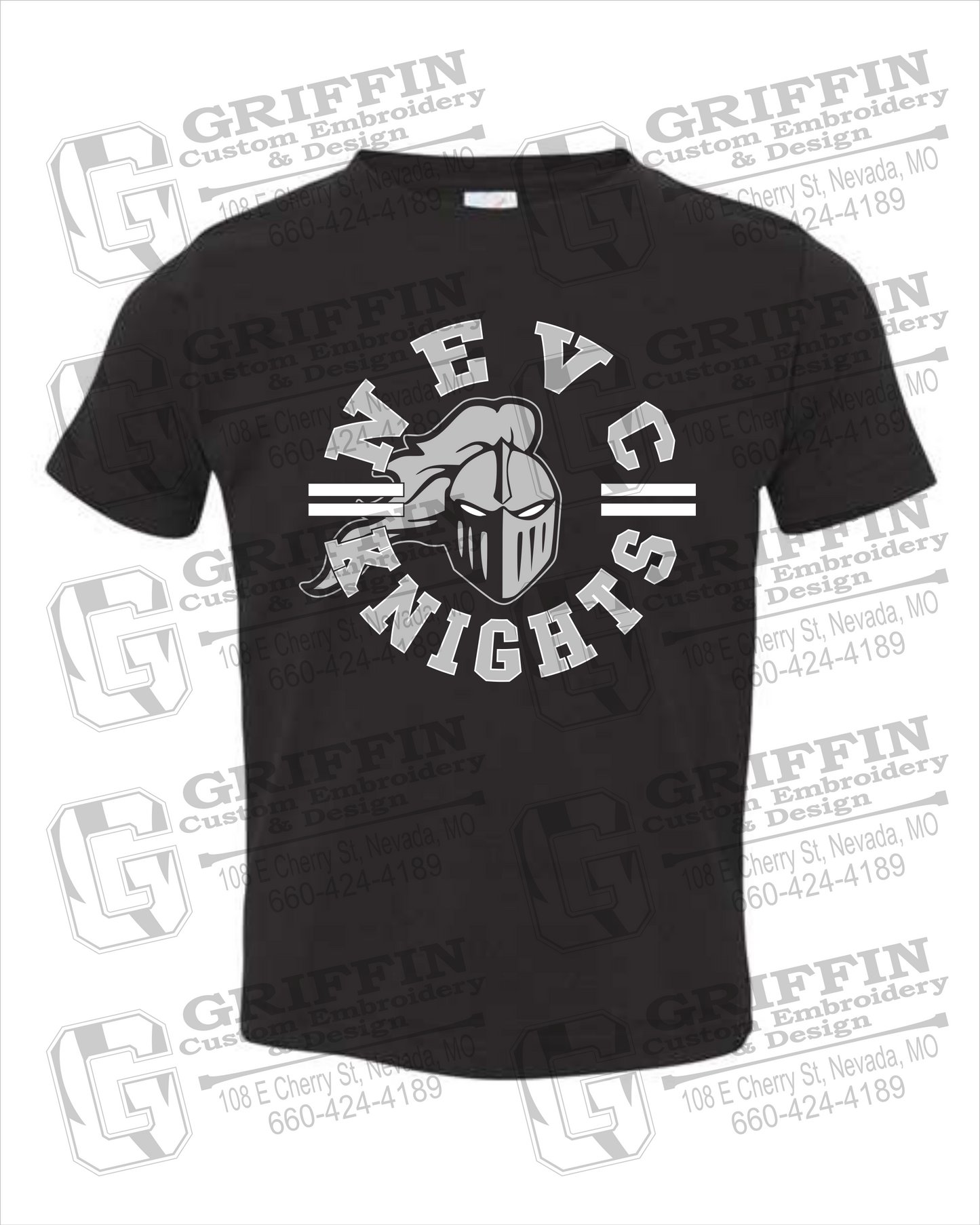 Toddler/Infant Cotton T-Shirt - NEVC Knights 23-C