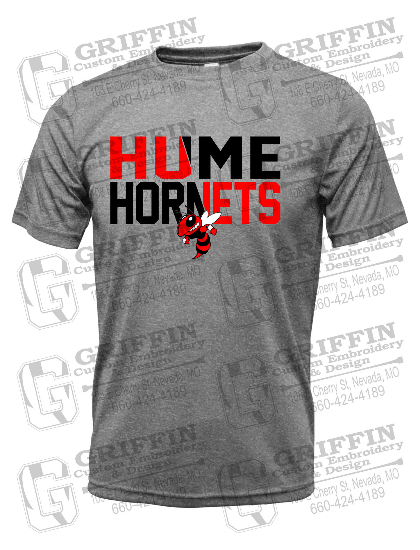 Dry-Fit Short Sleeve T-Shirt - Hume Hornets 23-C