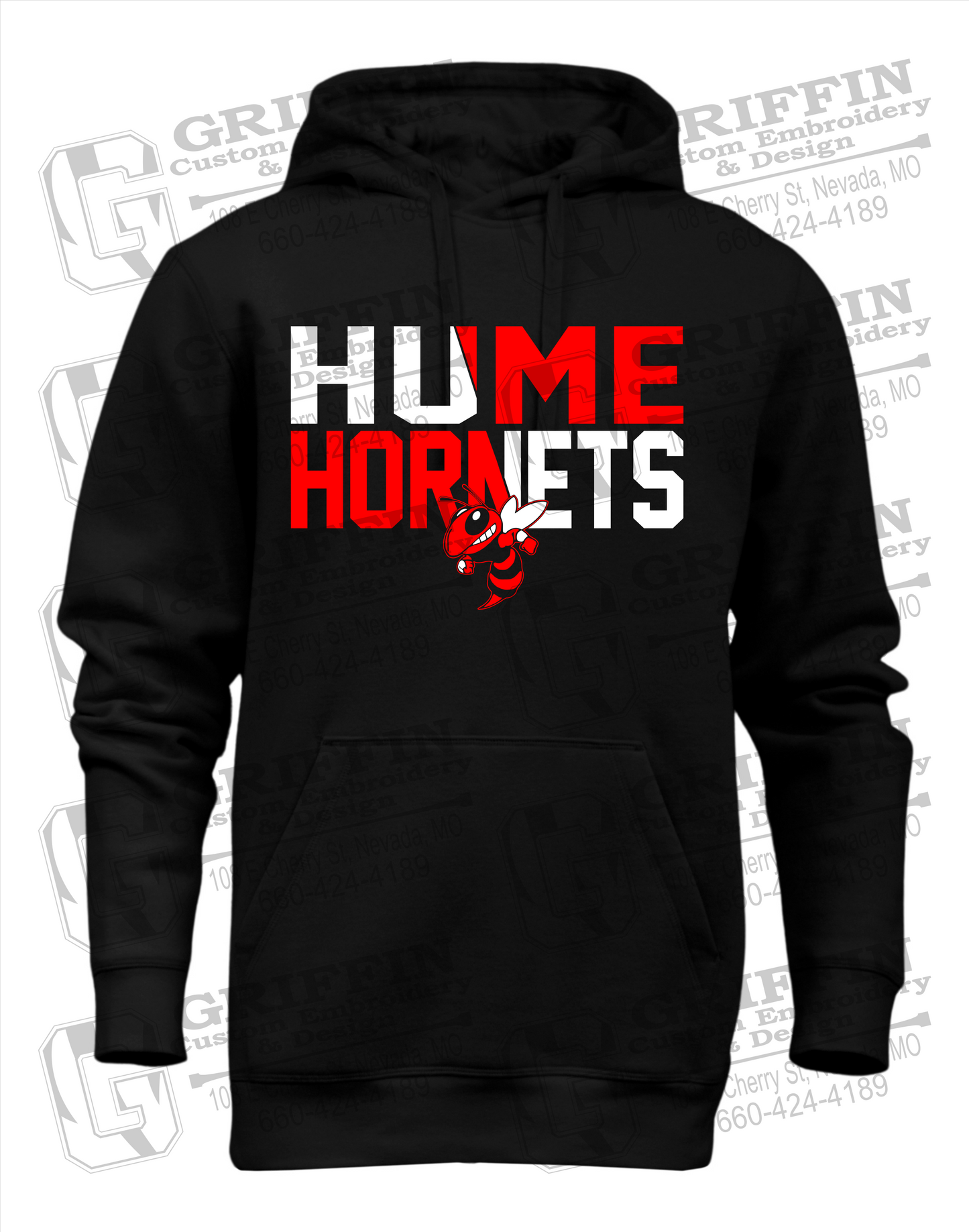 Heavyweight Fleece Hoodie - Hume Hornets 23-C