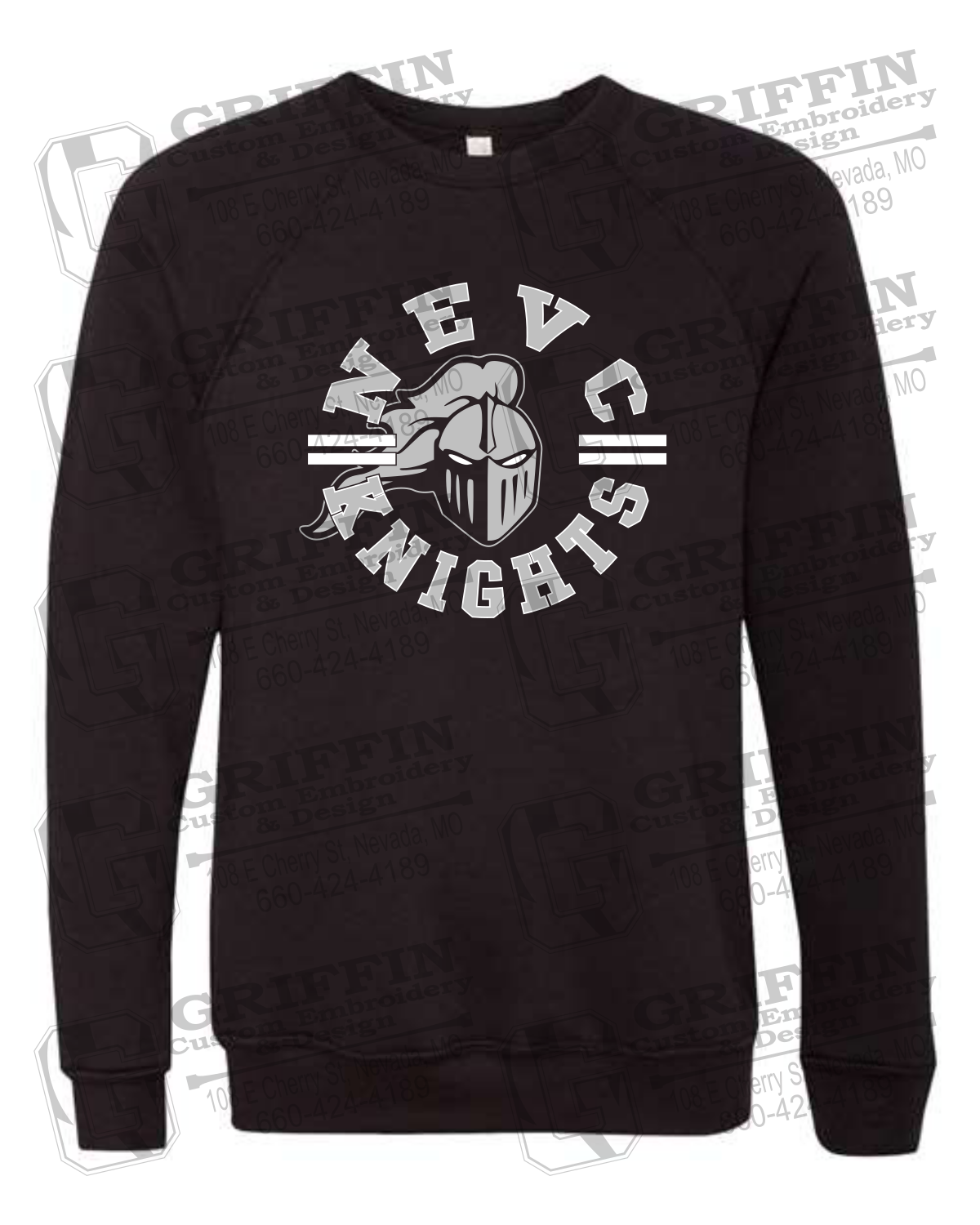 Sponge Fleece Sweatshirt - NEVC Knights 23-C