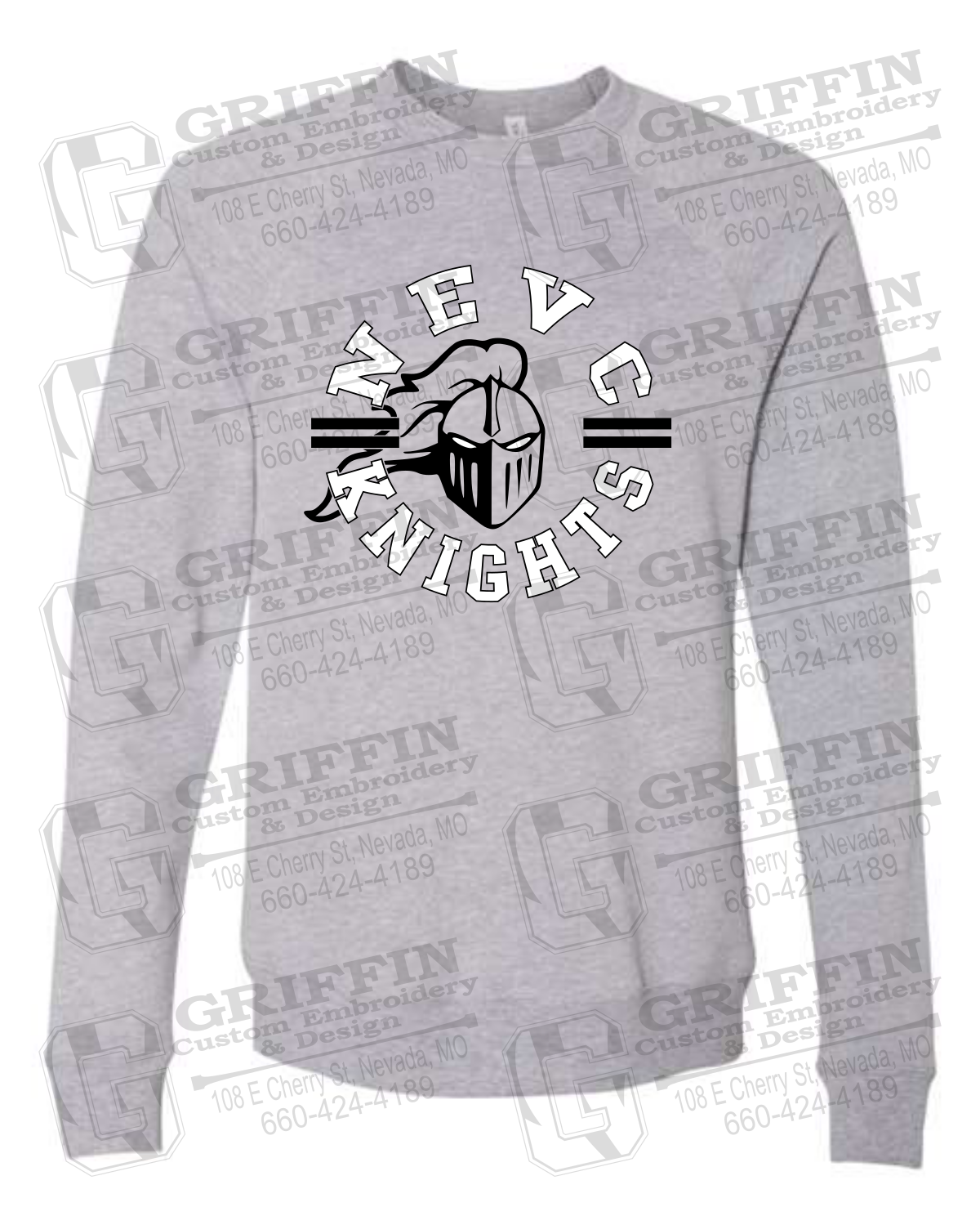 Sponge Fleece Sweatshirt - NEVC Knights 23-C