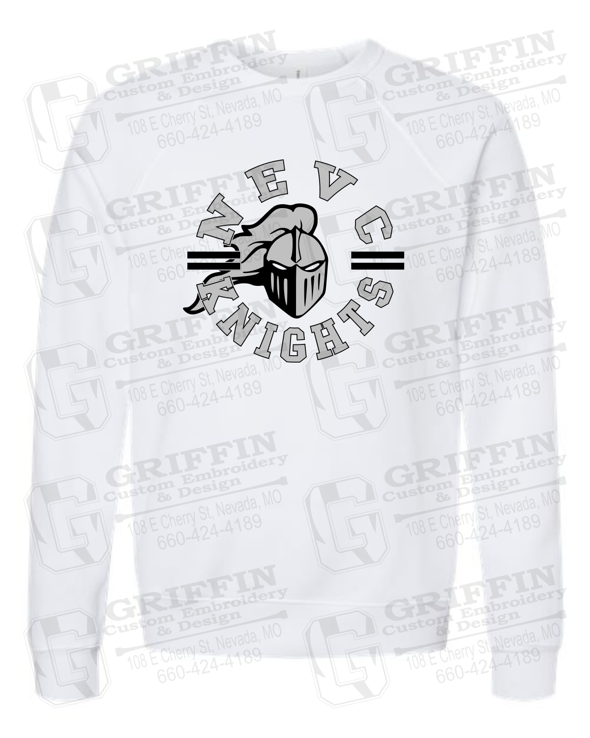 Sponge Fleece Sweatshirt - NEVC Knights 23-C