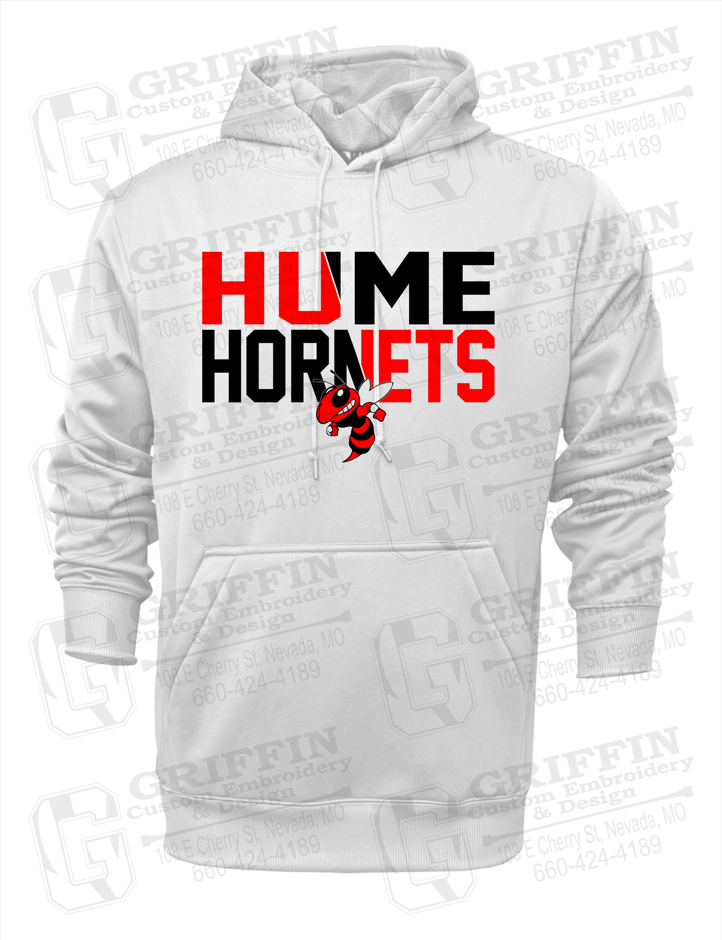 Performance Fleece Hoodie - Hume Hornets 23-C