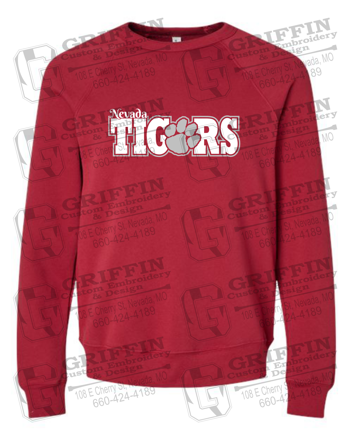 Sponge Fleece Sweatshirt - Nevada Tigers 23-D