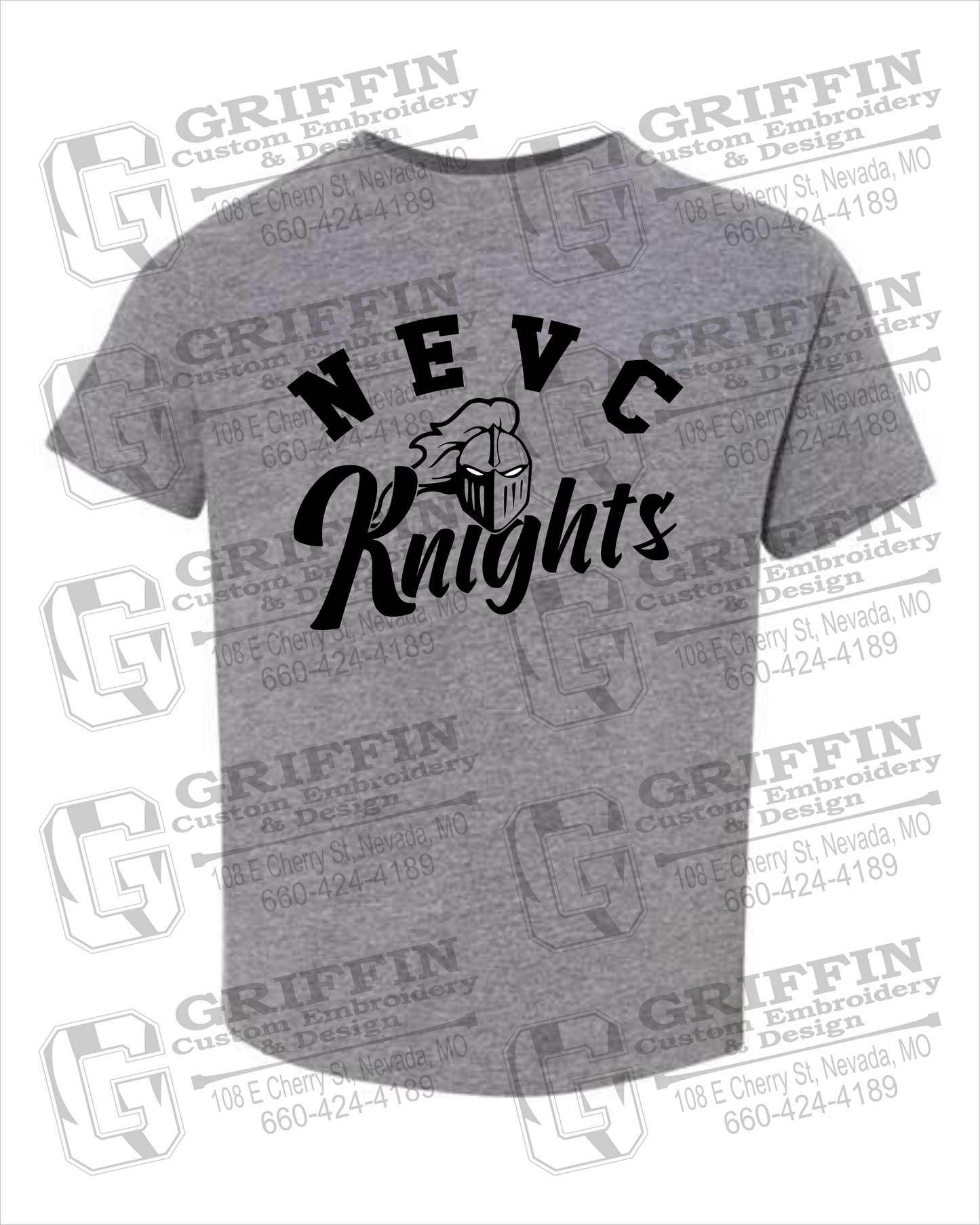 Toddler/Infant Cotton T-Shirt - NEVC Knights 23-D