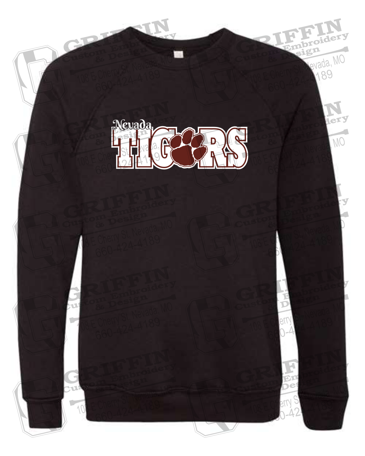 Sponge Fleece Sweatshirt - Nevada Tigers 23-D