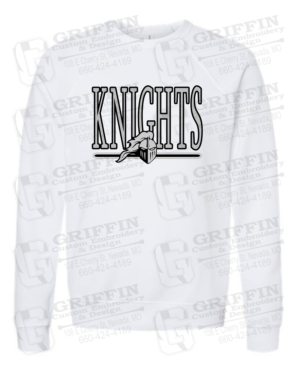 Sponge Fleece Sweatshirt - NEVC Knights 23-E