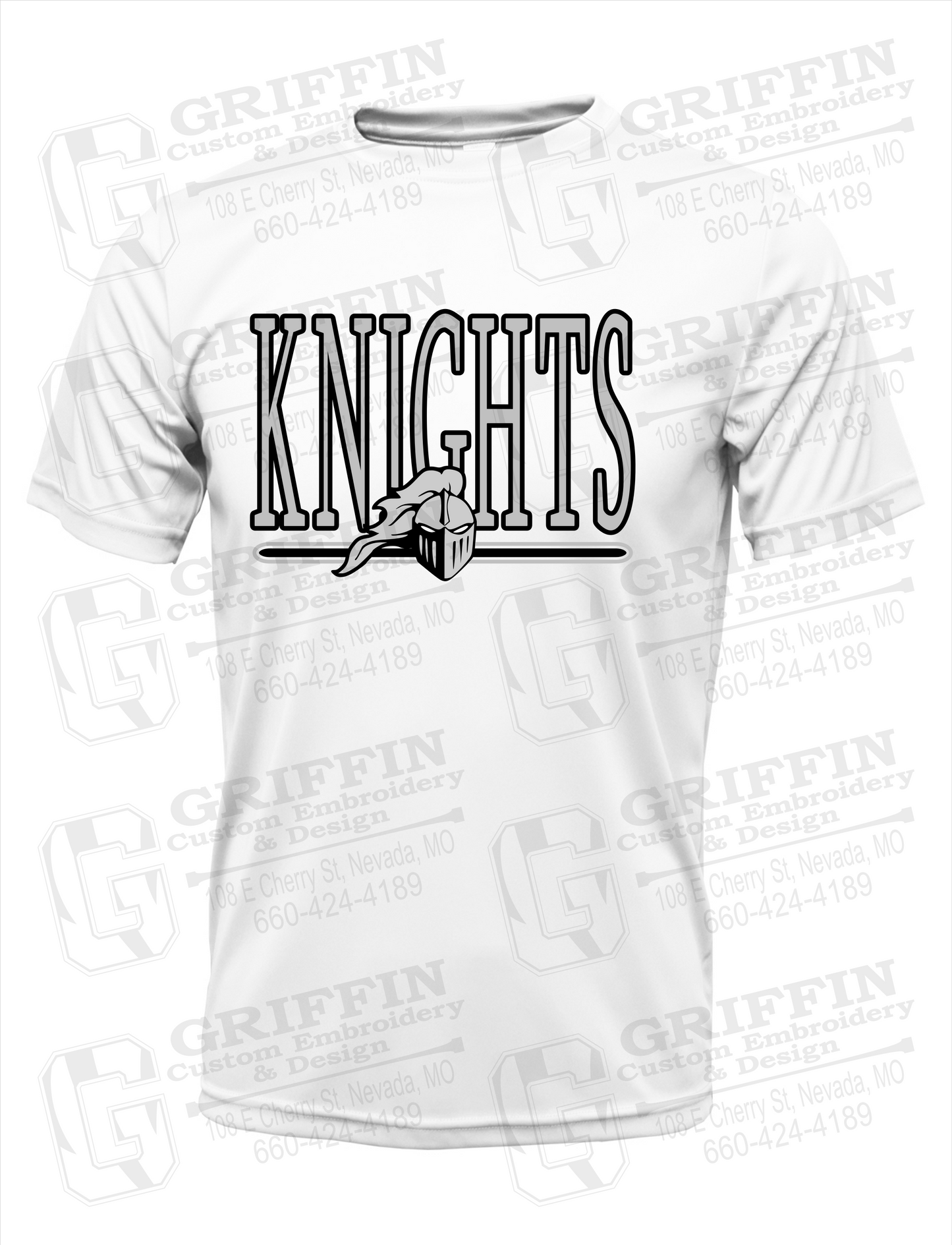 Dry-Fit Short Sleeve T-Shirt - NEVC Knights 23-E