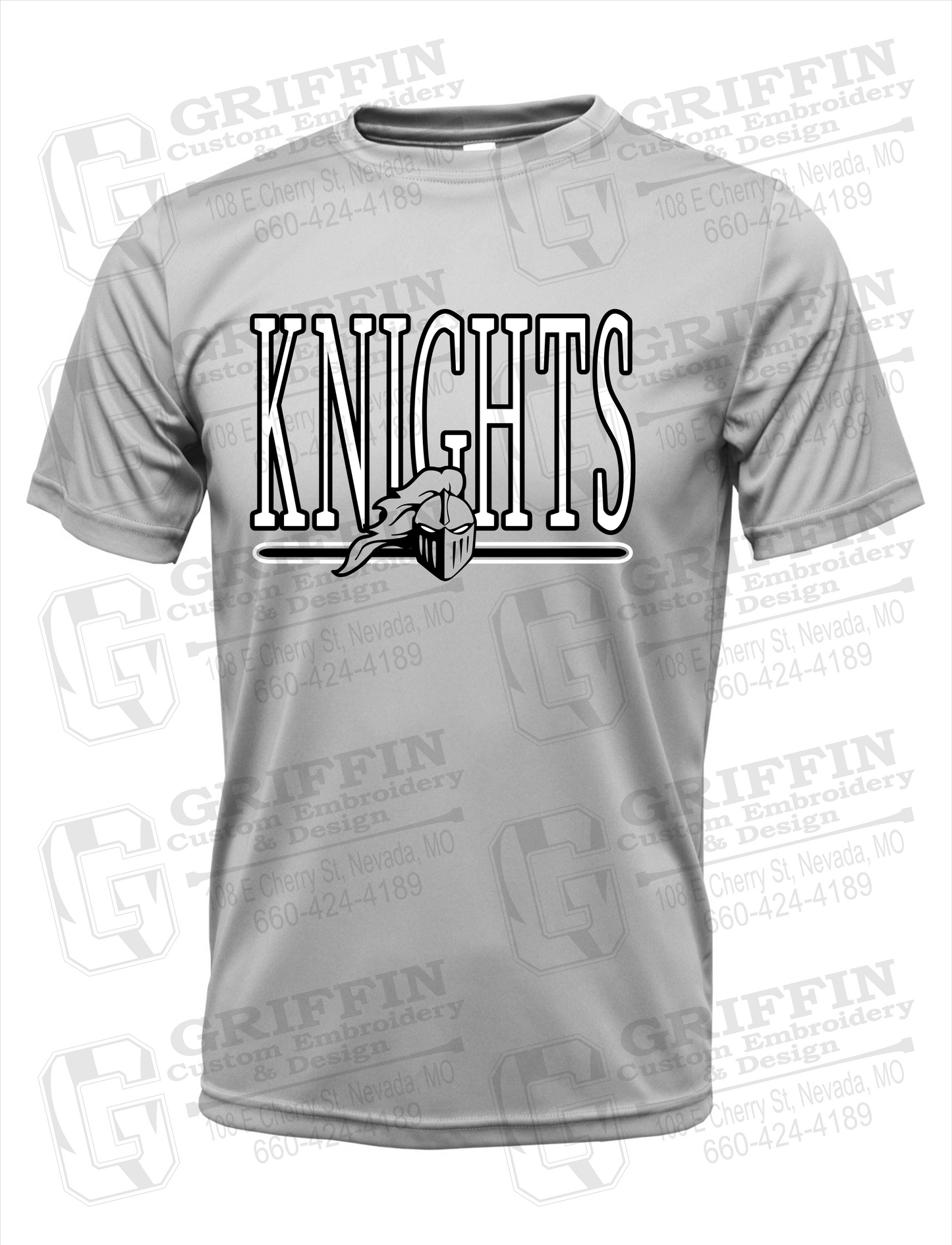Dry-Fit Short Sleeve T-Shirt - NEVC Knights 23-E