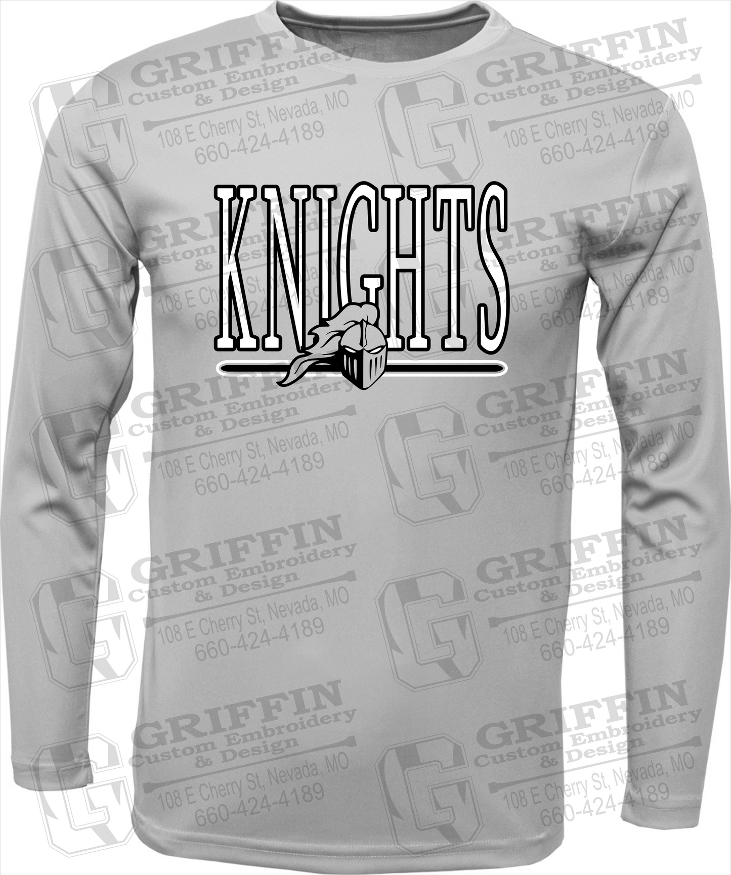 Dry-Fit Long Sleeve T-Shirt - NEVC Knights 23-E