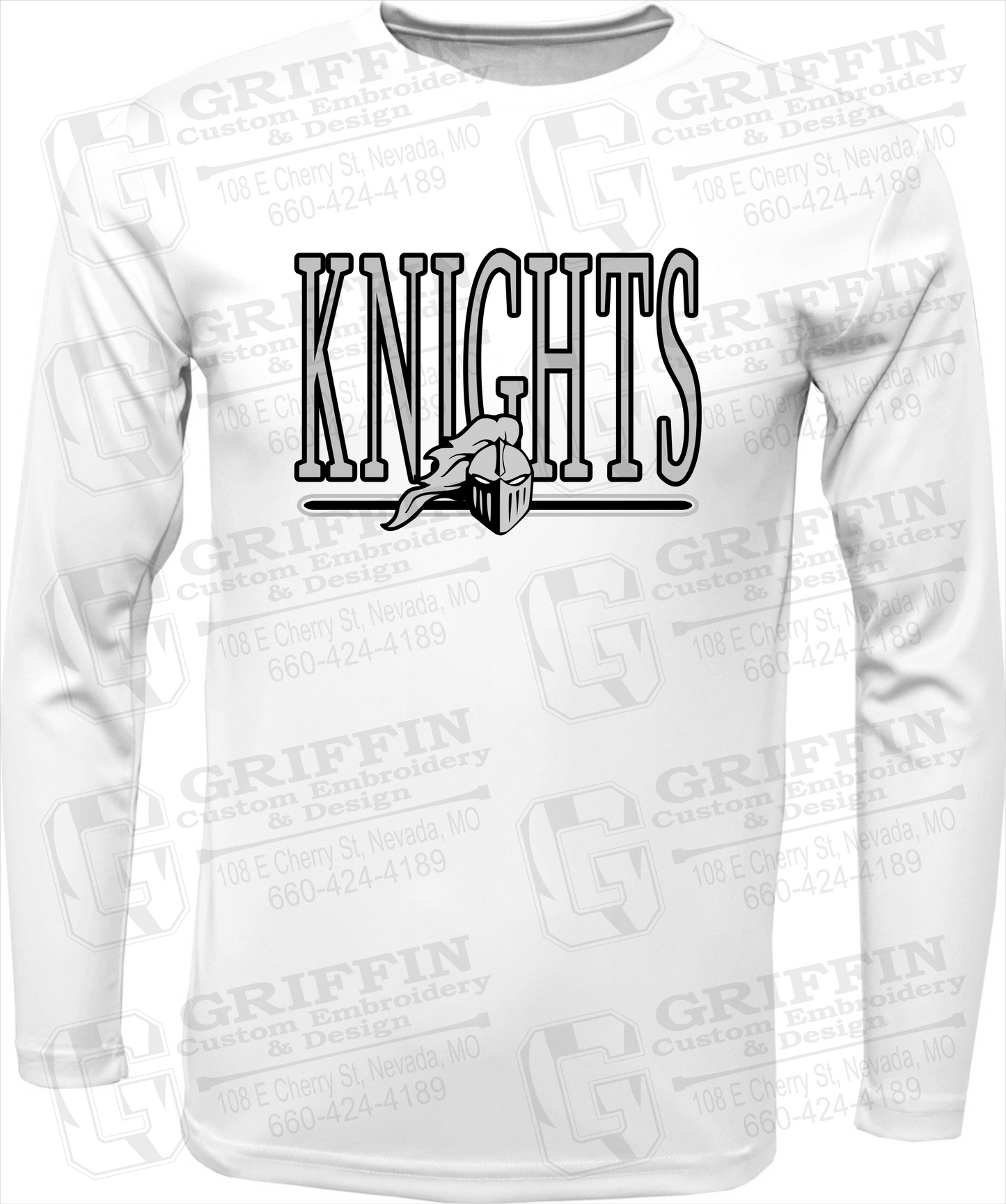 Toddler Dry-Fit Long Sleeve T-Shirt - NEVC Knights 23-E
