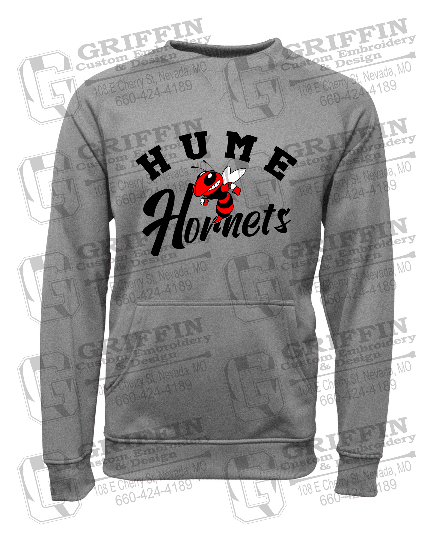 Performance Fleece Sweatshirt - Hume Hornets 23-E
