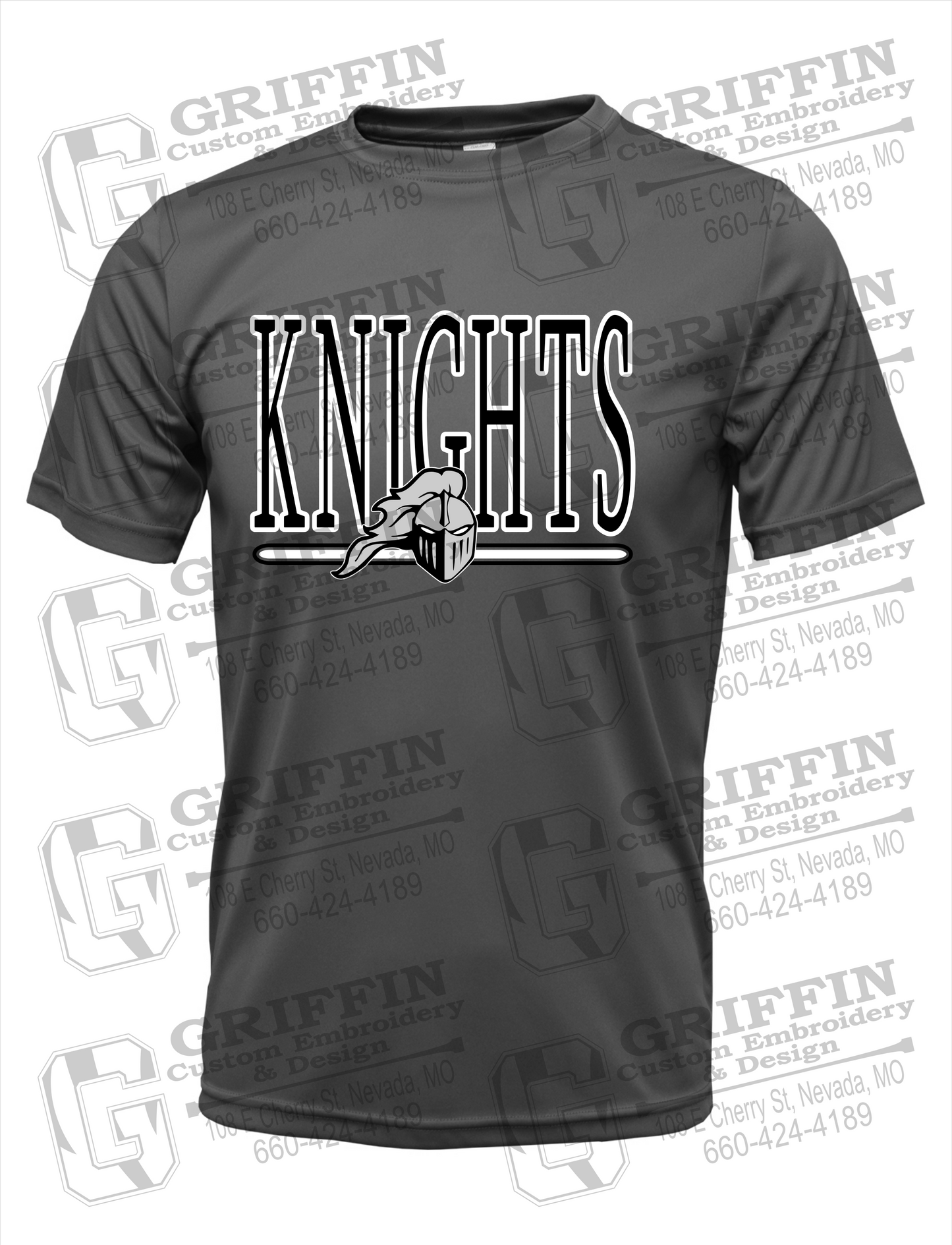 Dry-Fit Short Sleeve T-Shirt - NEVC Knights 23-E
