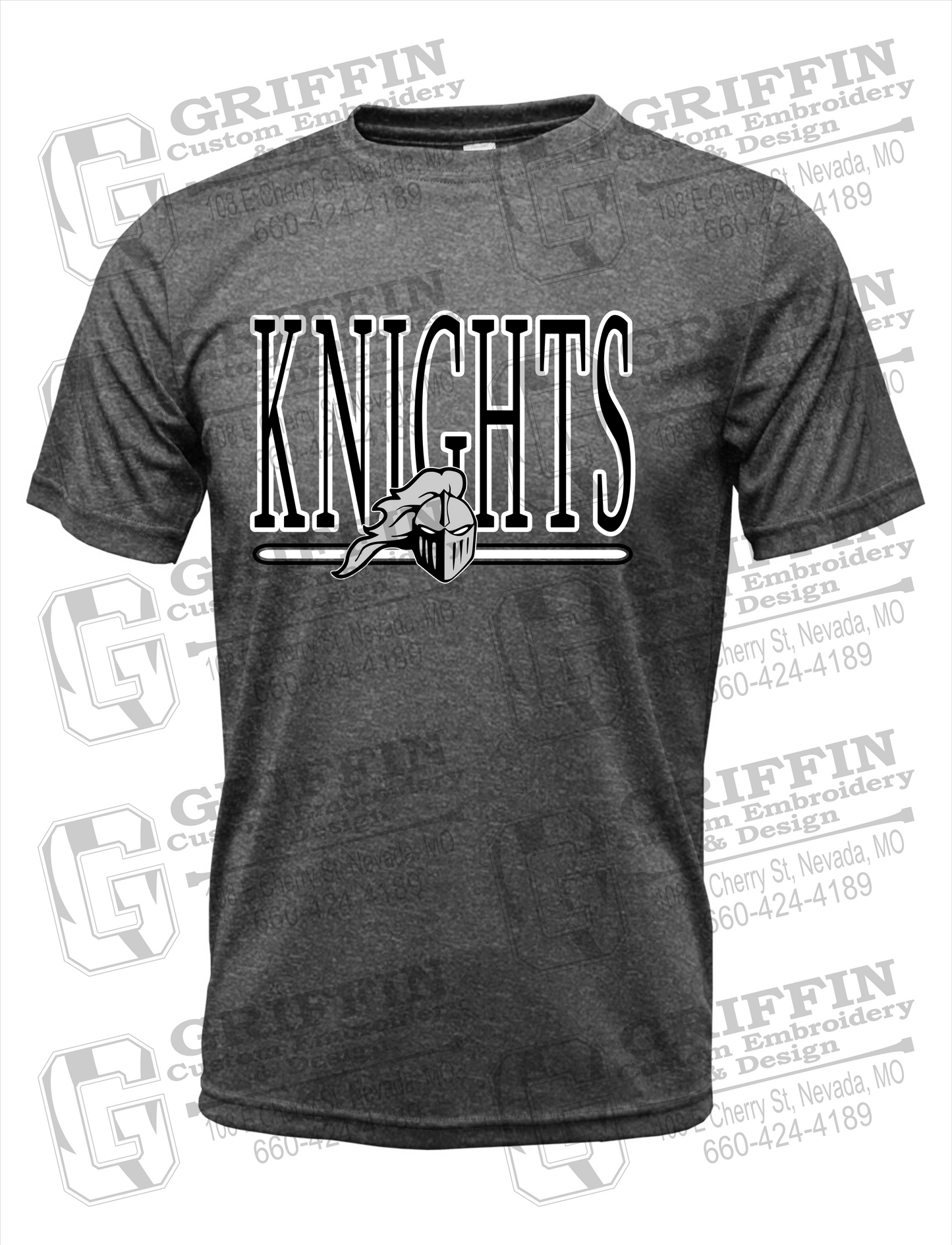 Dry-Fit Short Sleeve T-Shirt - NEVC Knights 23-E