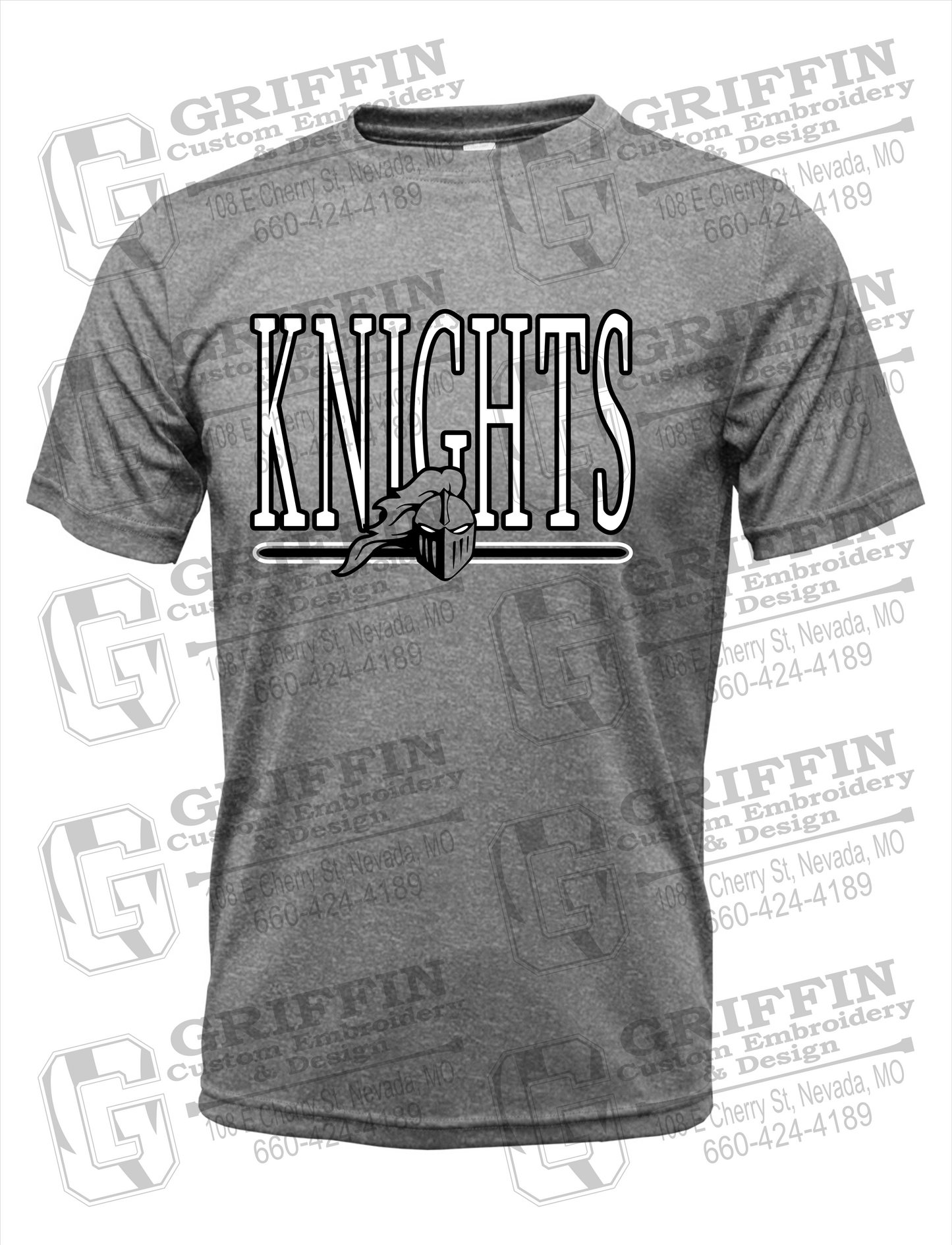 Dry-Fit Short Sleeve T-Shirt - NEVC Knights 23-E