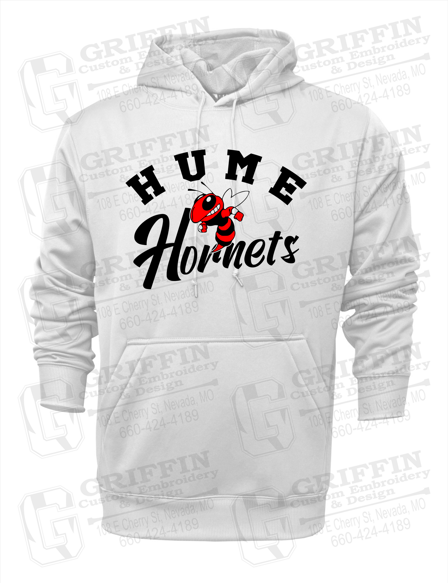 Performance Fleece Hoodie - Hume Hornets 23-E