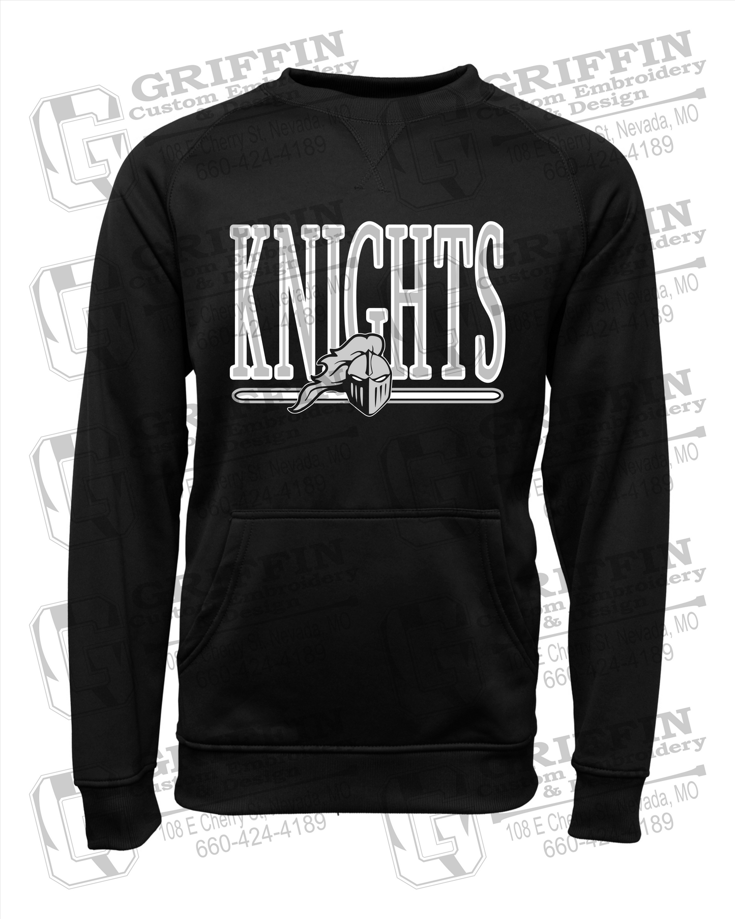Performance Fleece Sweatshirt - NEVC Knights 23-E