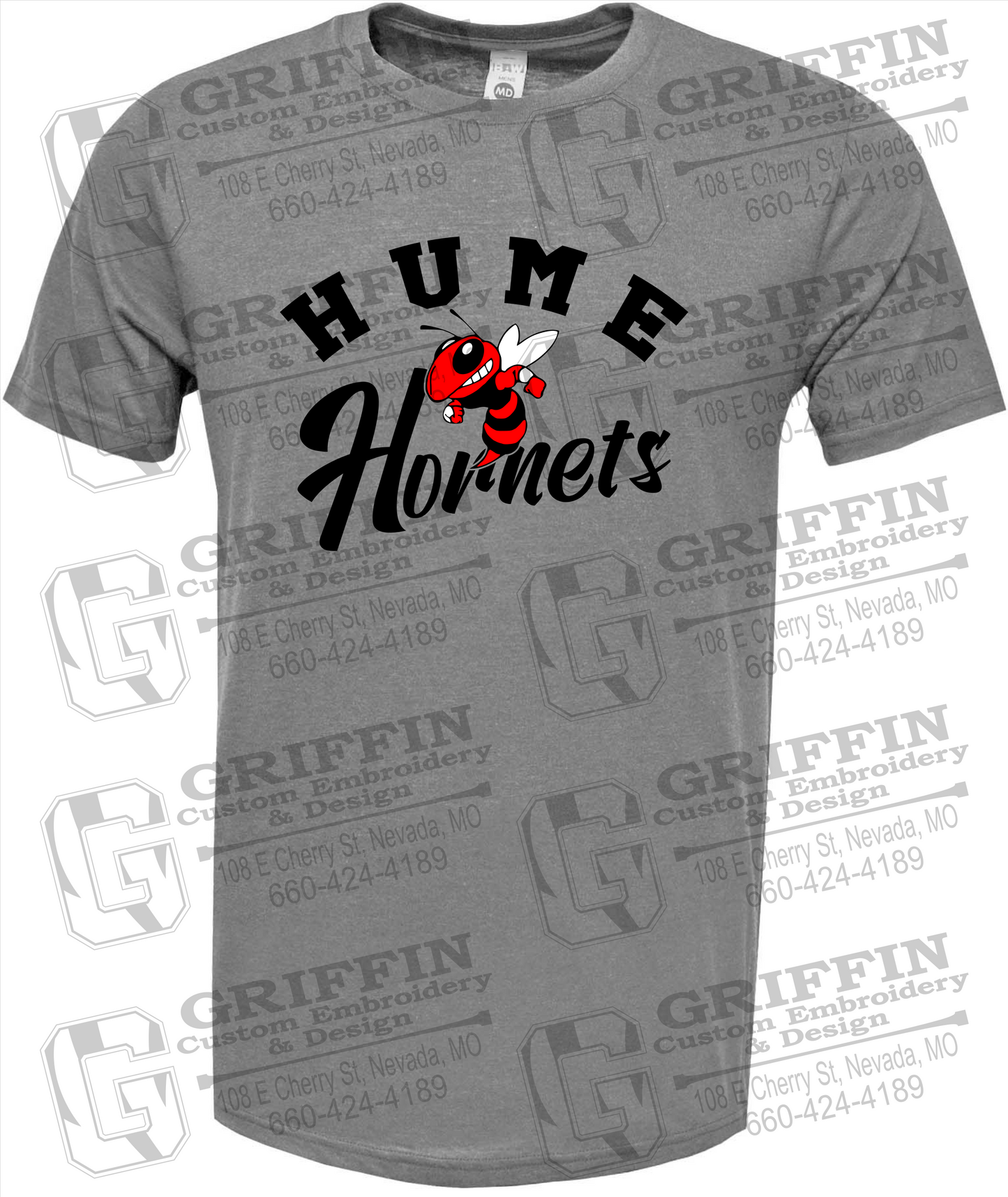 Soft-Tek Short Sleeve T-Shirt - Hume Hornets 23-E