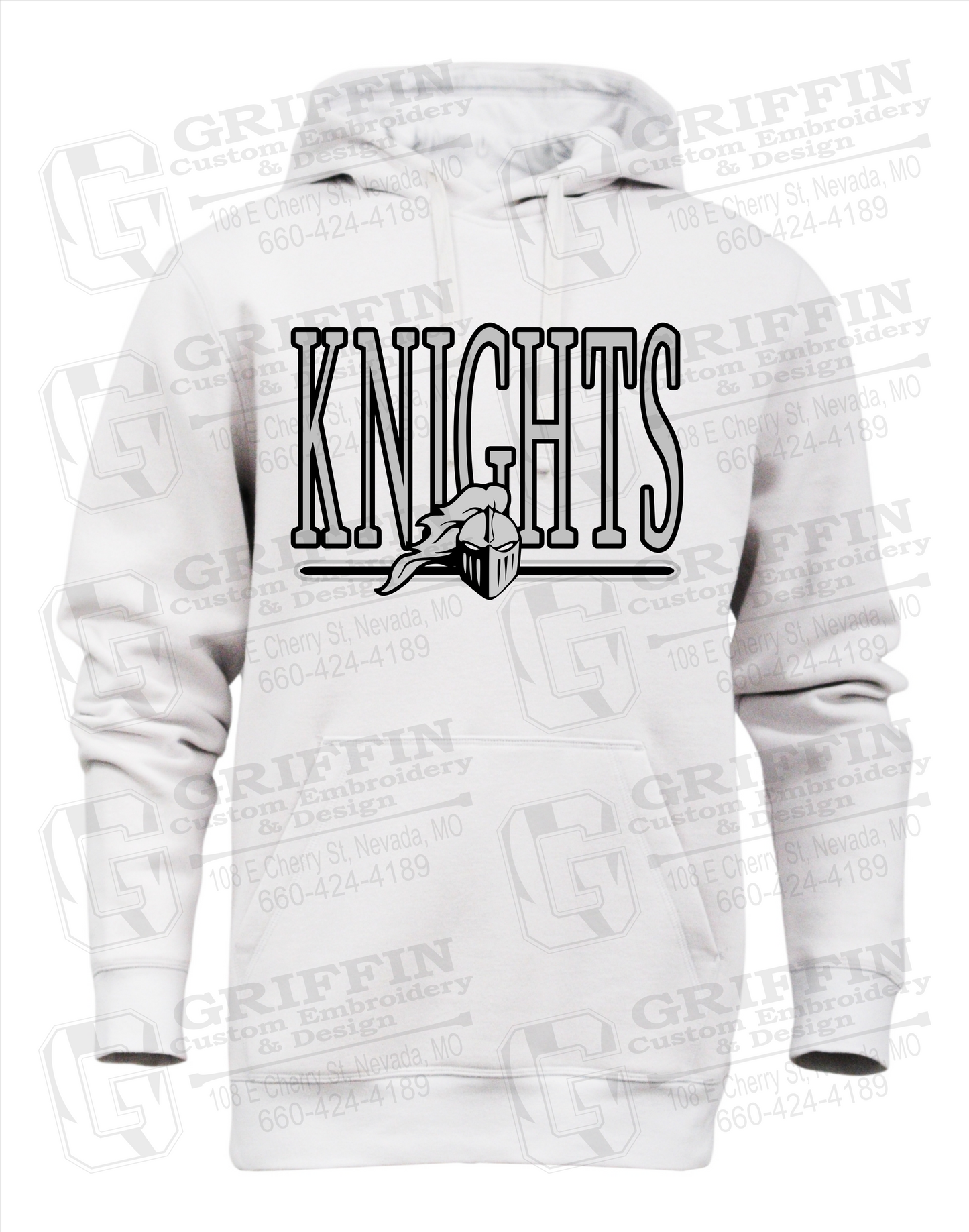Heavyweight Fleece Hoodie - NEVC Knights 23-E