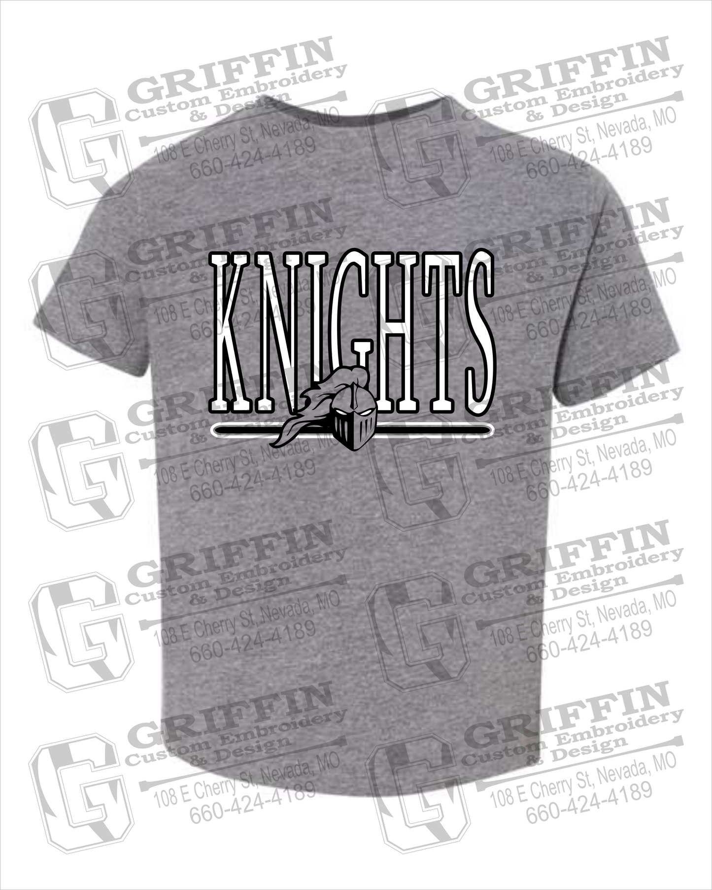 Toddler/Infant Cotton T-Shirt - NEVC Knights 23-E