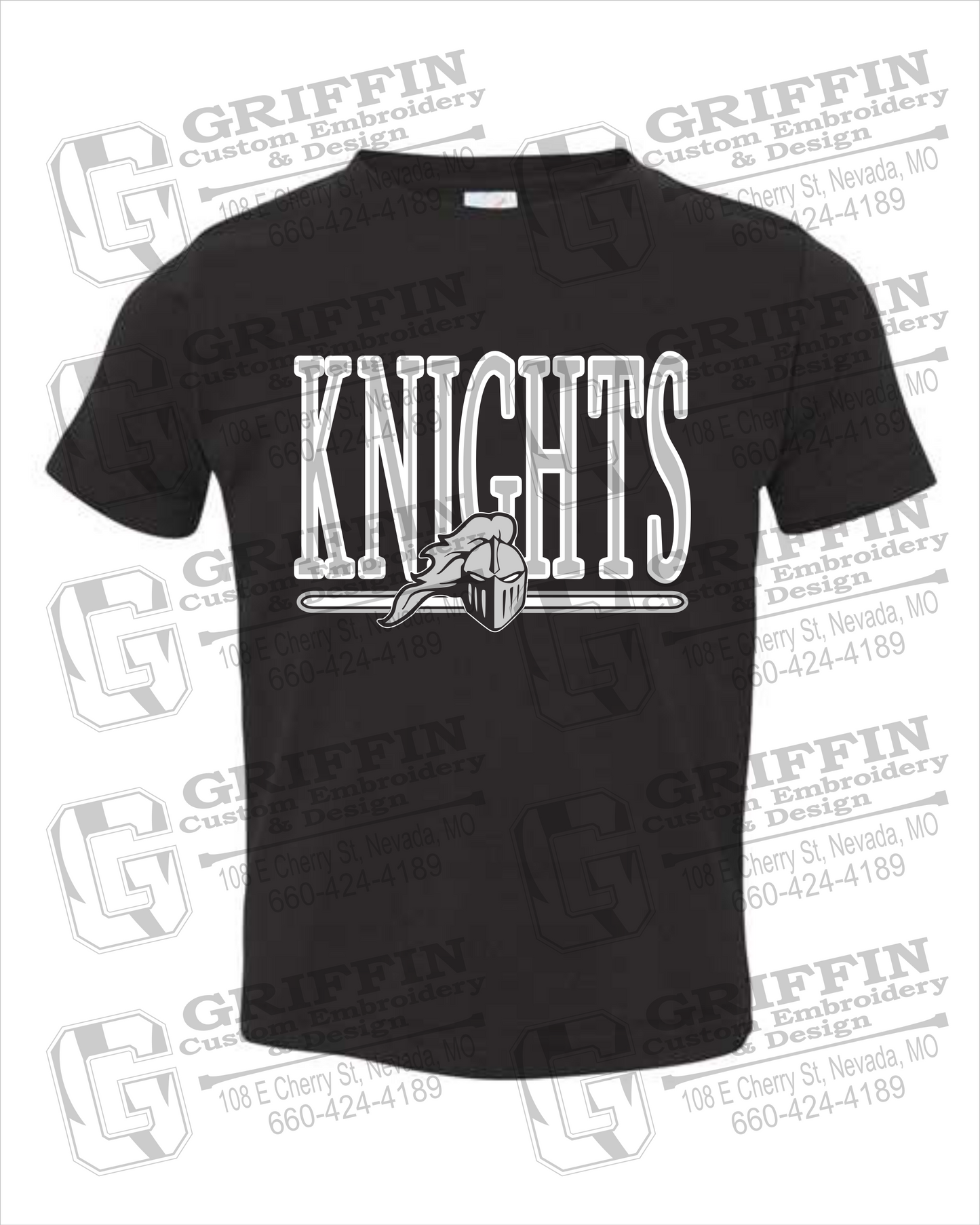 Toddler/Infant Cotton T-Shirt - NEVC Knights 23-E