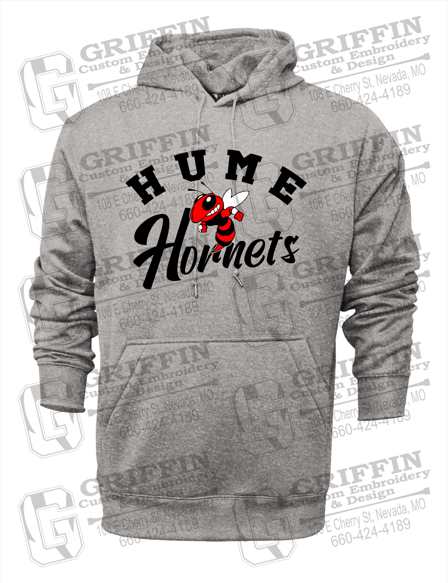 Performance Fleece Hoodie - Hume Hornets 23-E
