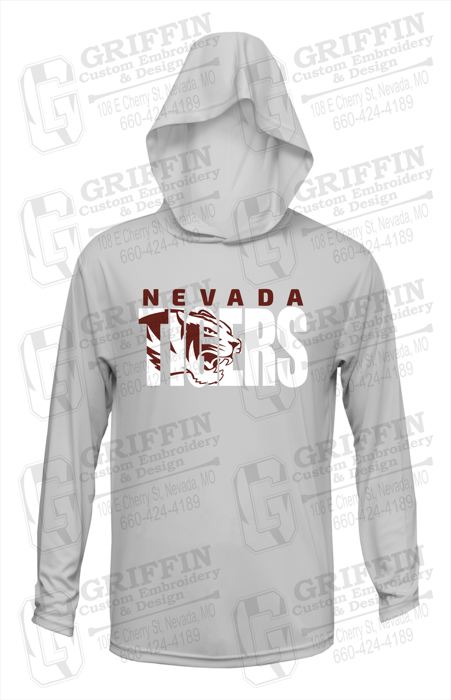 Dry-Fit T-Shirt Hoodie - Nevada Tigers 23-F