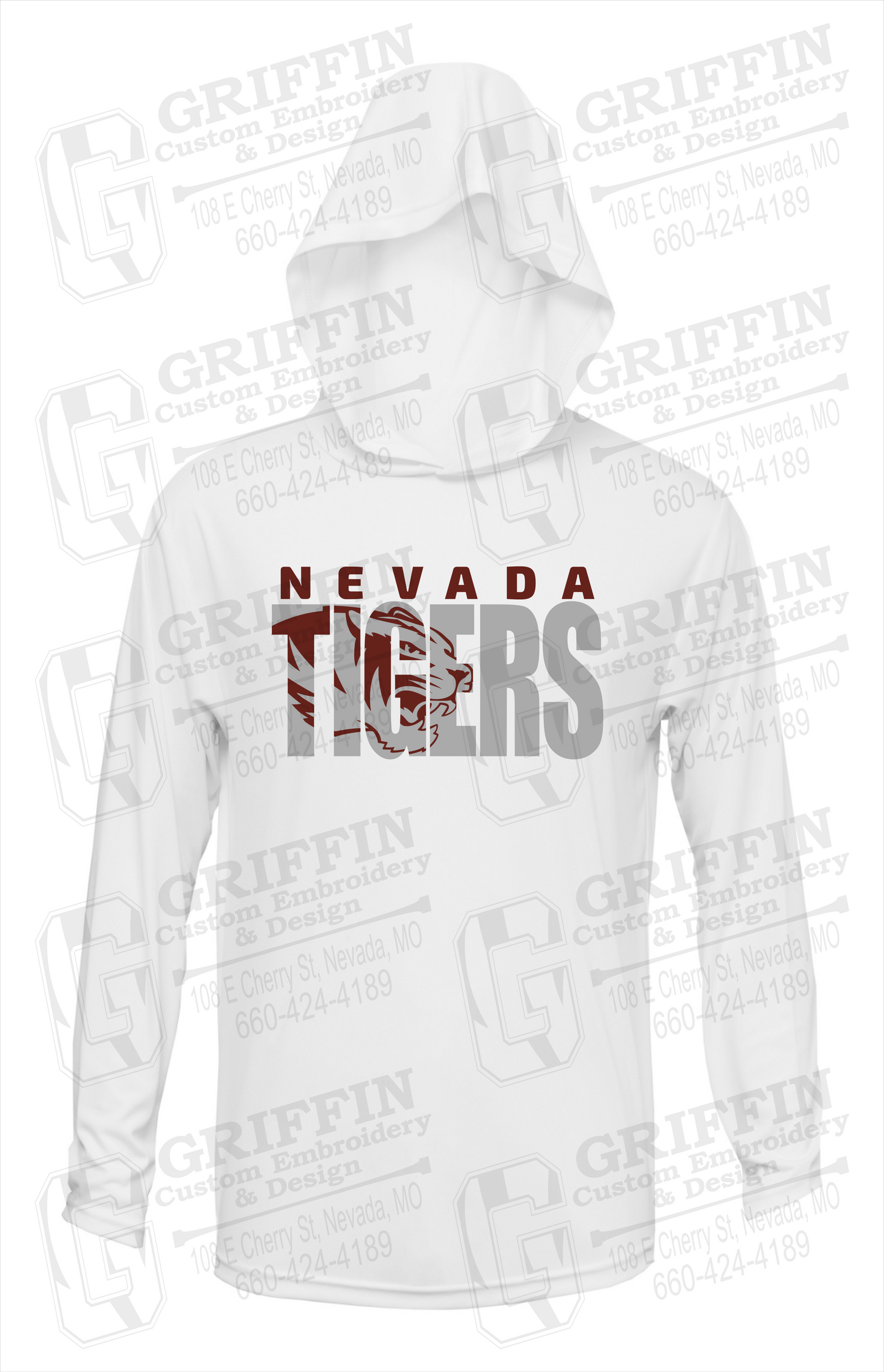 Dry-Fit T-Shirt Hoodie - Nevada Tigers 23-F