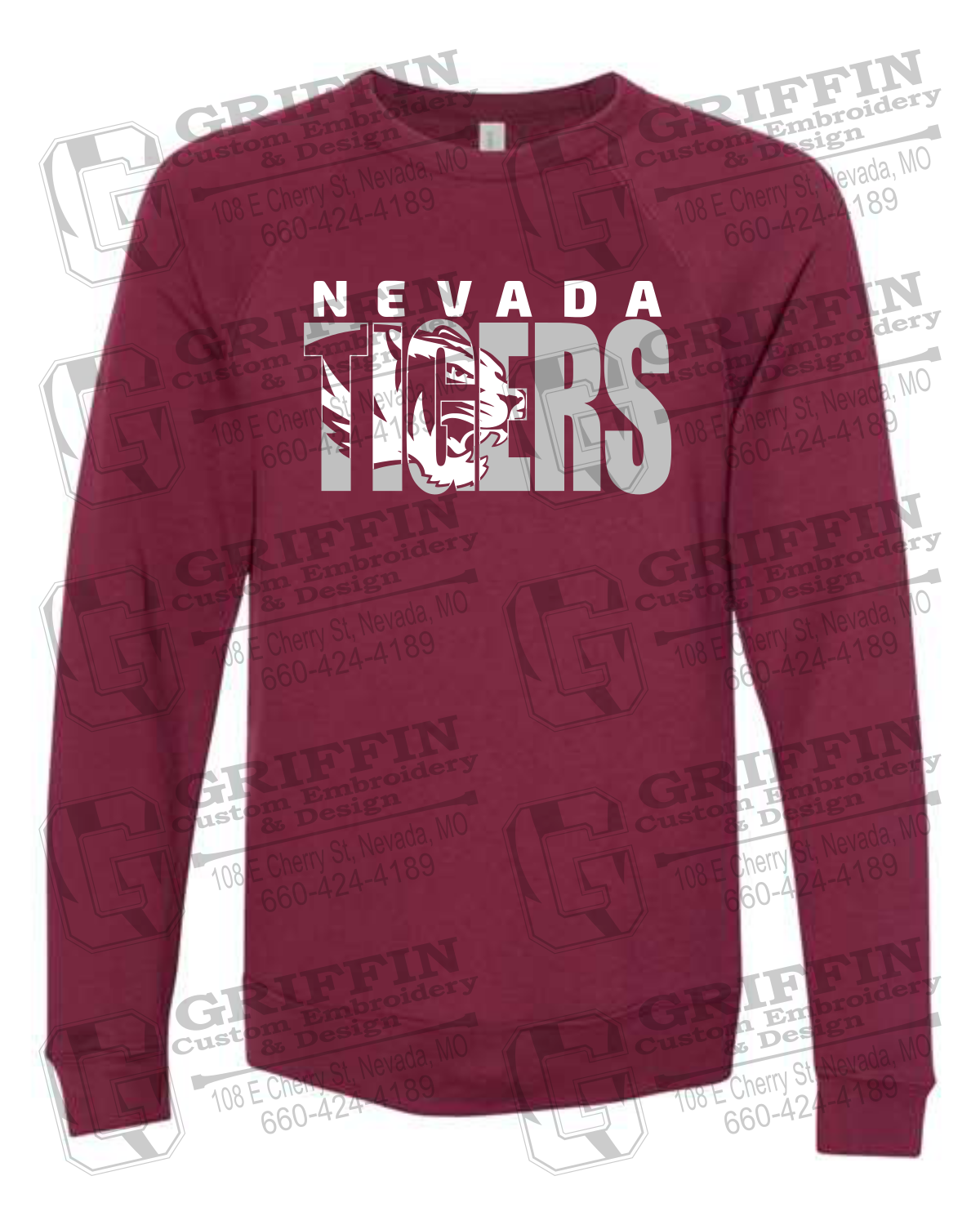 Sponge Fleece Sweatshirt - Nevada Tigers 23-F