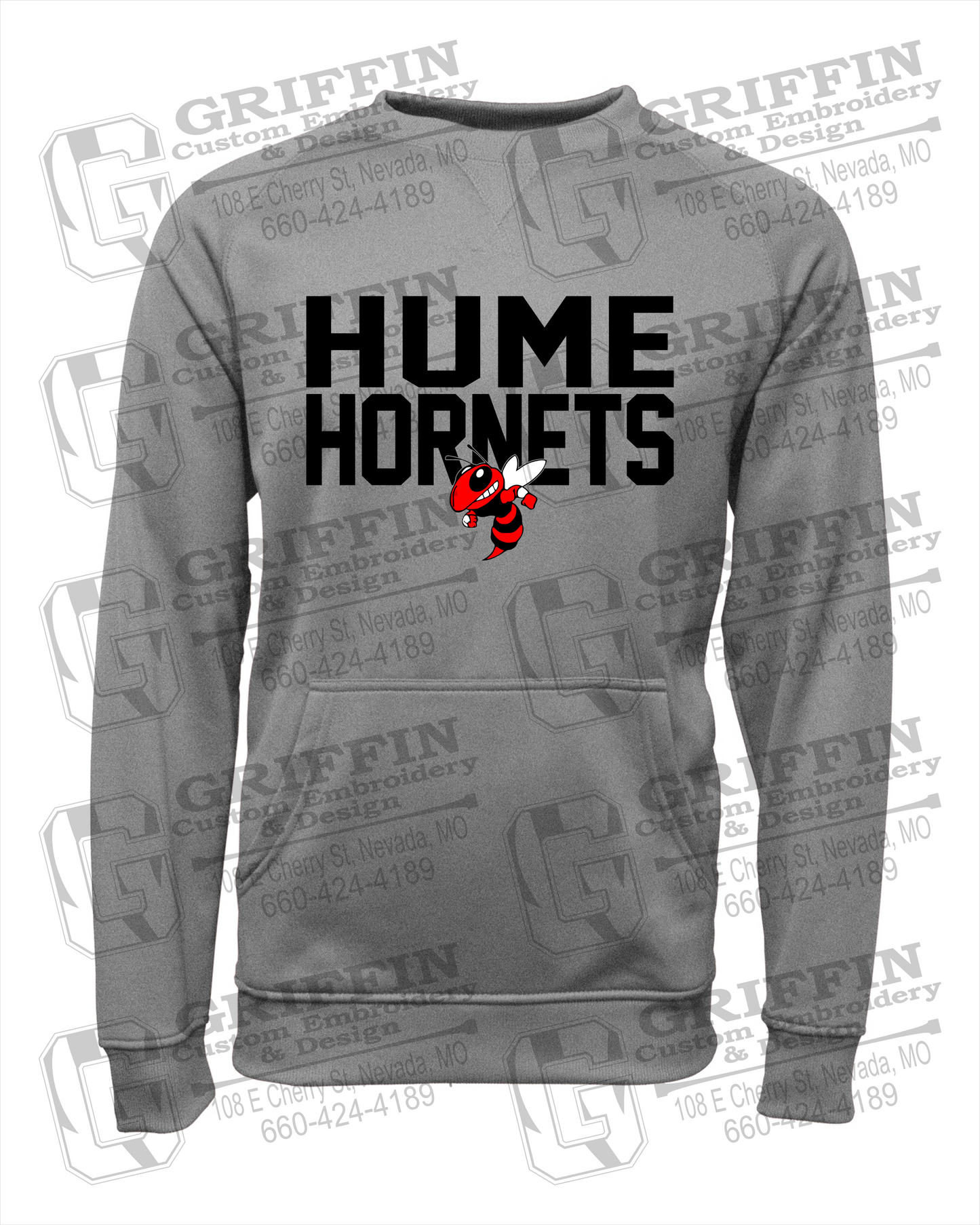Performance Fleece Sweatshirt - Hume Hornets 23-F