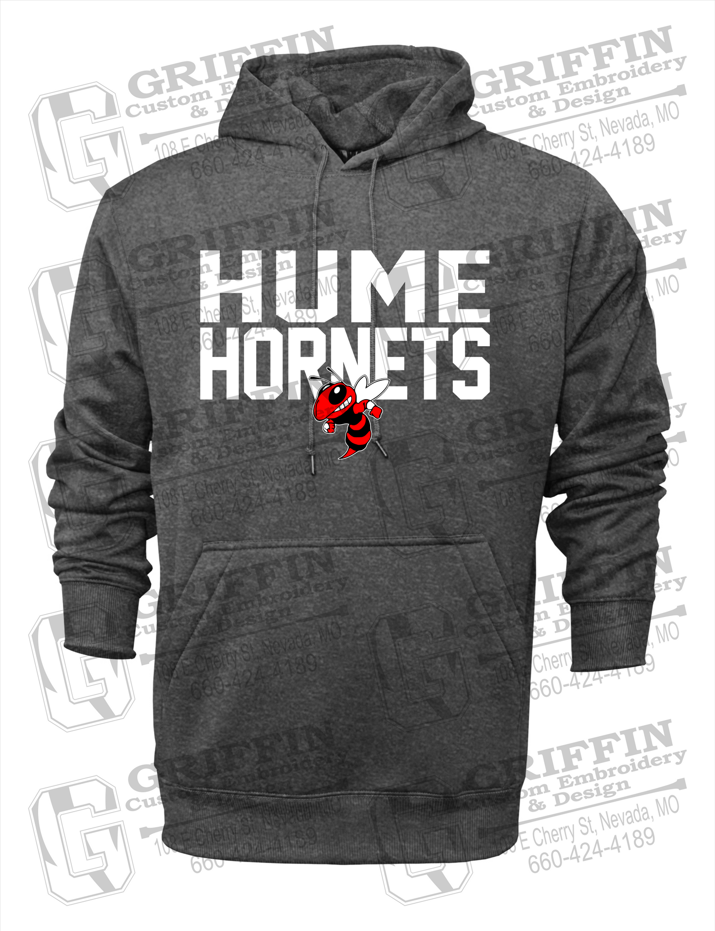 Performance Fleece Hoodie - Hume Hornets 23-F