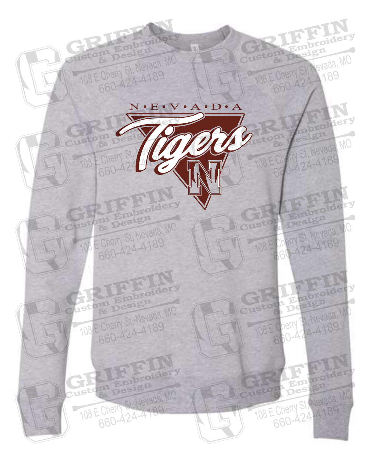 Sponge Fleece Sweatshirt - Nevada Tigers 23-G