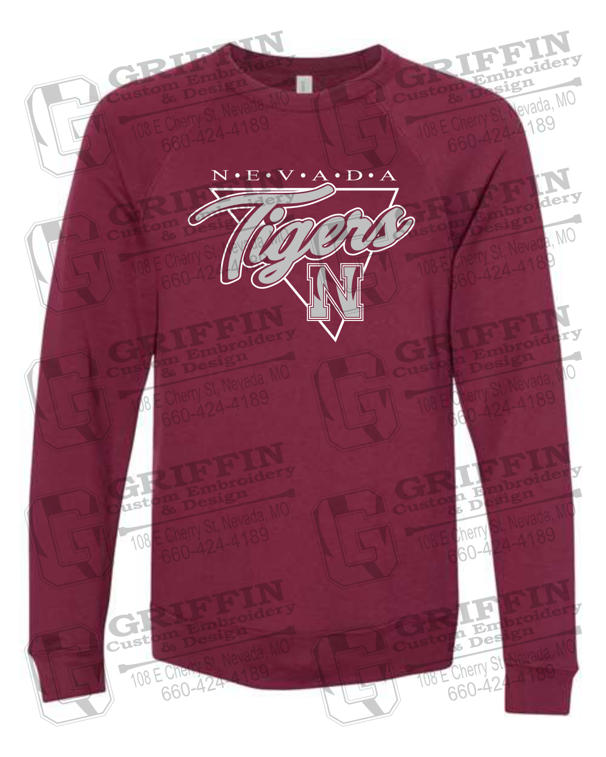 Sponge Fleece Sweatshirt - Nevada Tigers 23-G