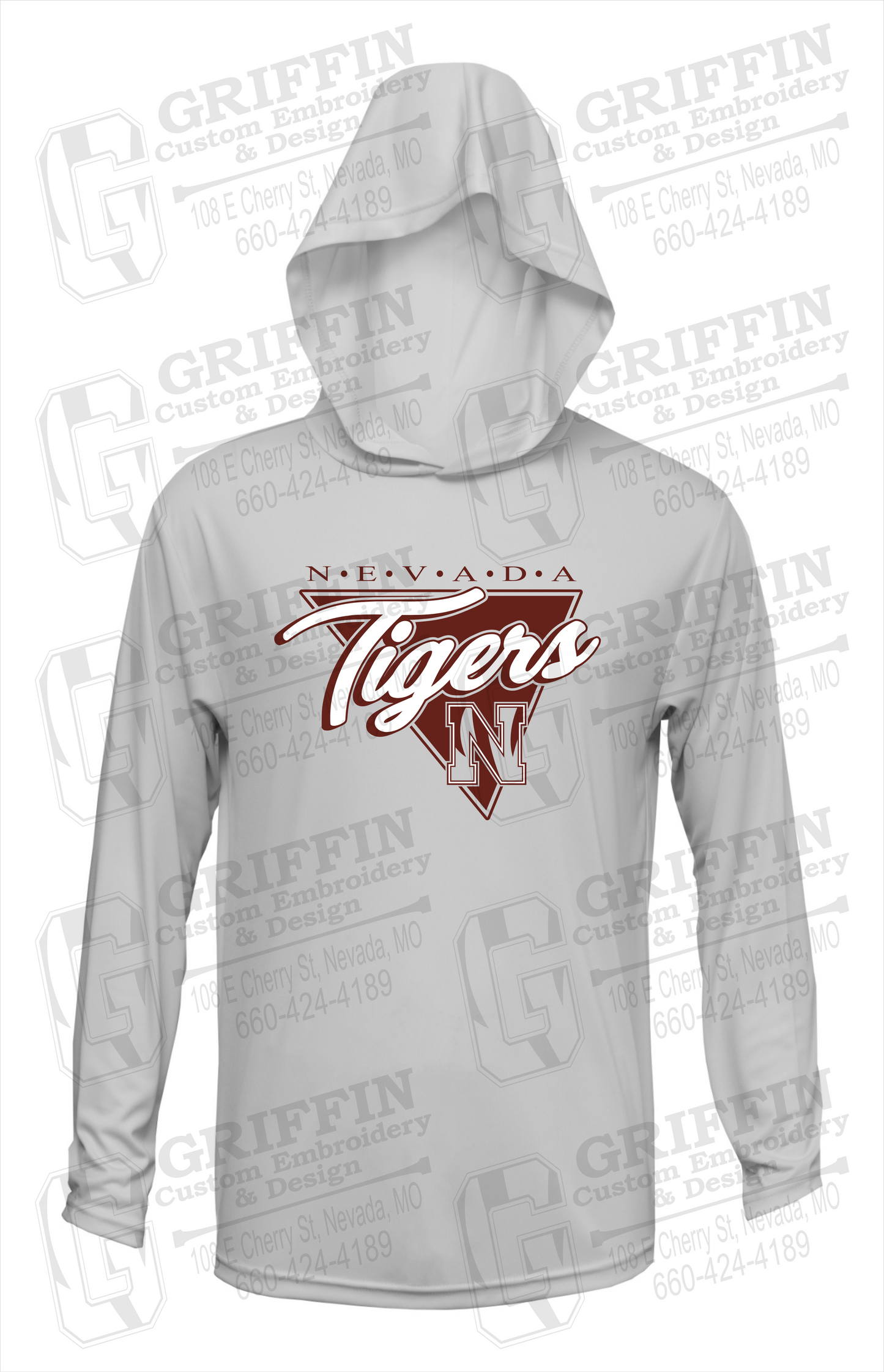 Dry-Fit T-Shirt Hoodie - Nevada Tigers 23-G