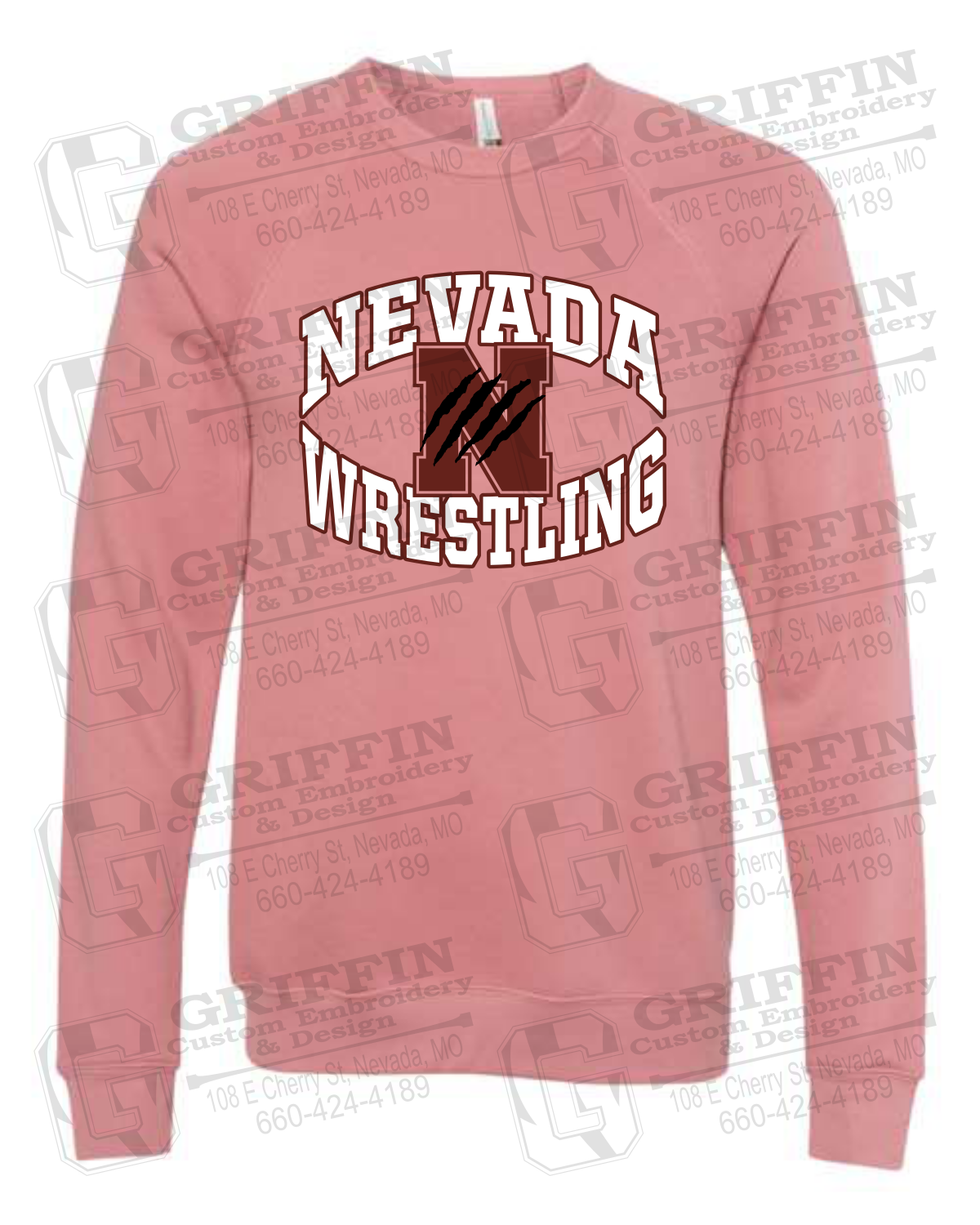 Sponge Fleece Sweatshirt - Wrestling - Nevada Tigers 23-H